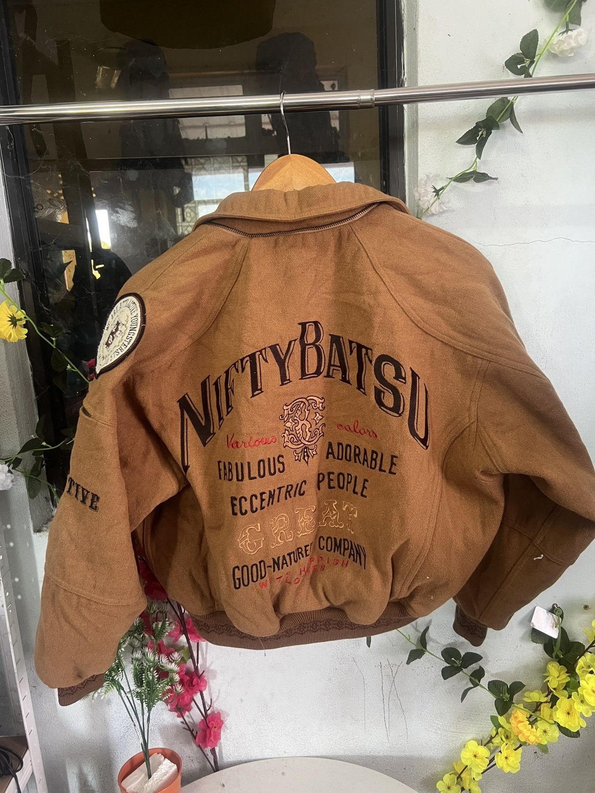 Japanese Brand Vintage BRAND BATSU CO LTD VARSITY JACKET Size US M / EU 48-50 / 2 - 8 Thumbnail