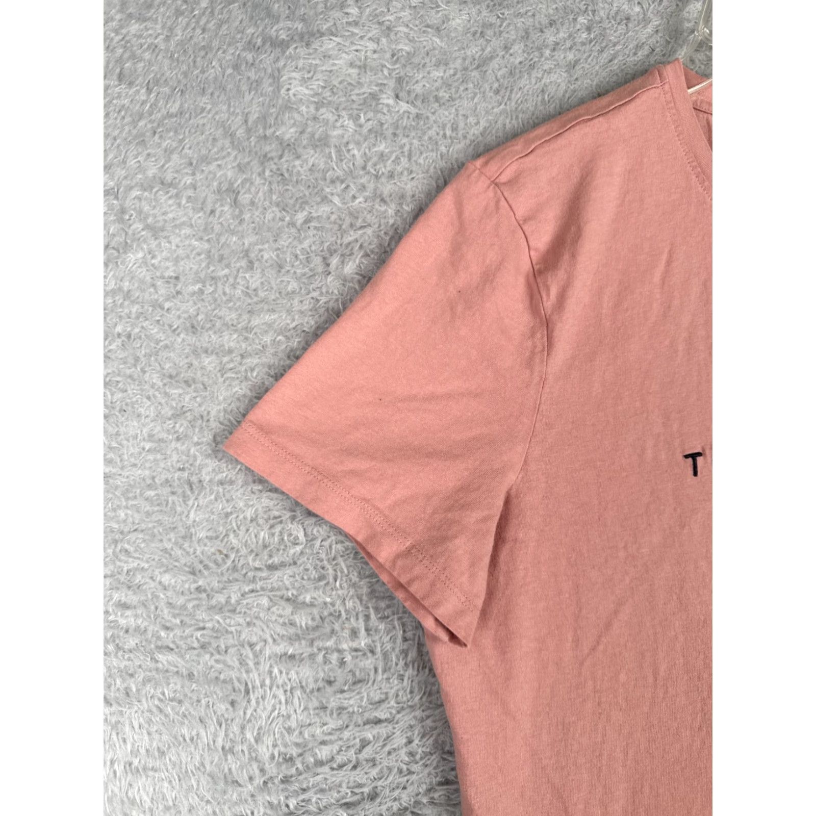 Tommy Hilfiger VINTAGE Tommy Hilfiger Shirt Womens L Pink Crew Neck Cotton Jersey Short Sleeve Logo All Seasons 90s Womens Size L / US 10 / IT 46 - 3 Thumbnail