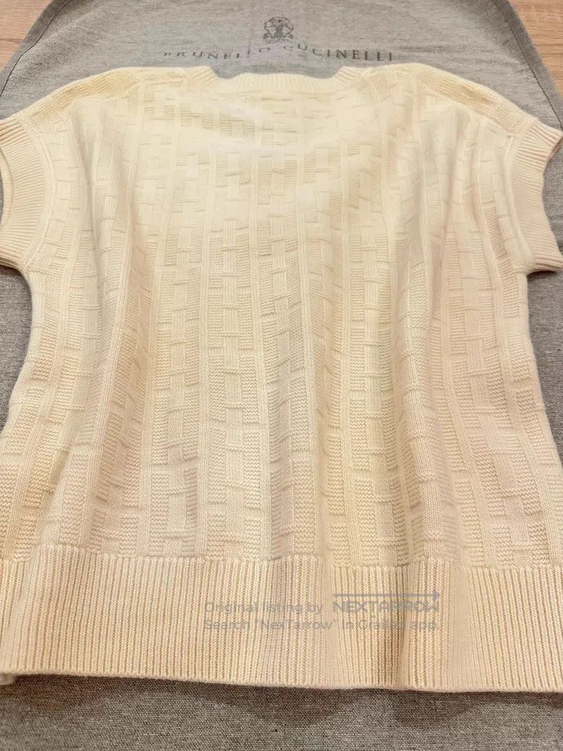 Hermes Hermes Short-sleeved sweater top Size XXS / US 00 / IT 34 - 6 Thumbnail