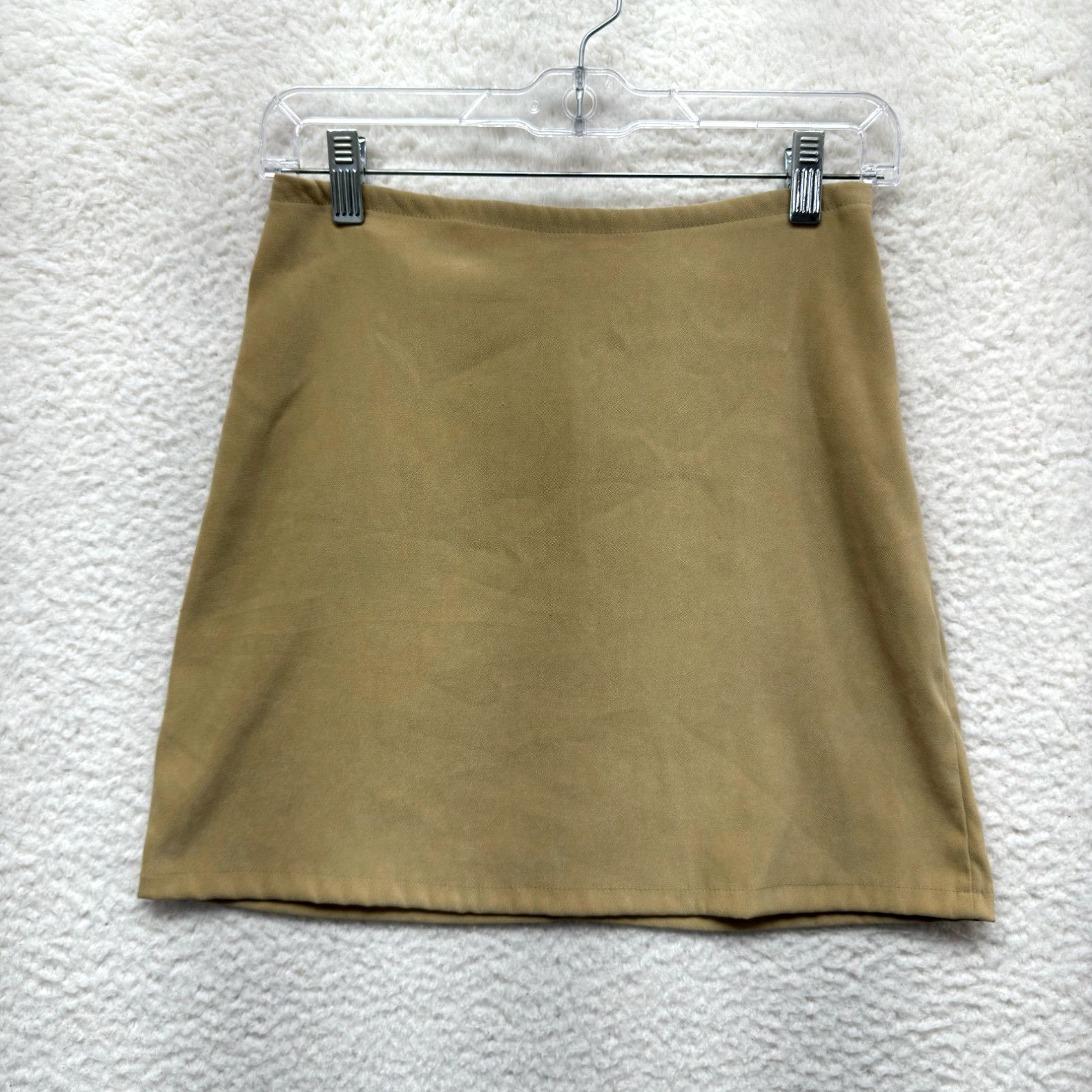 Adorable 90s RARE design white vintage mini skirt
