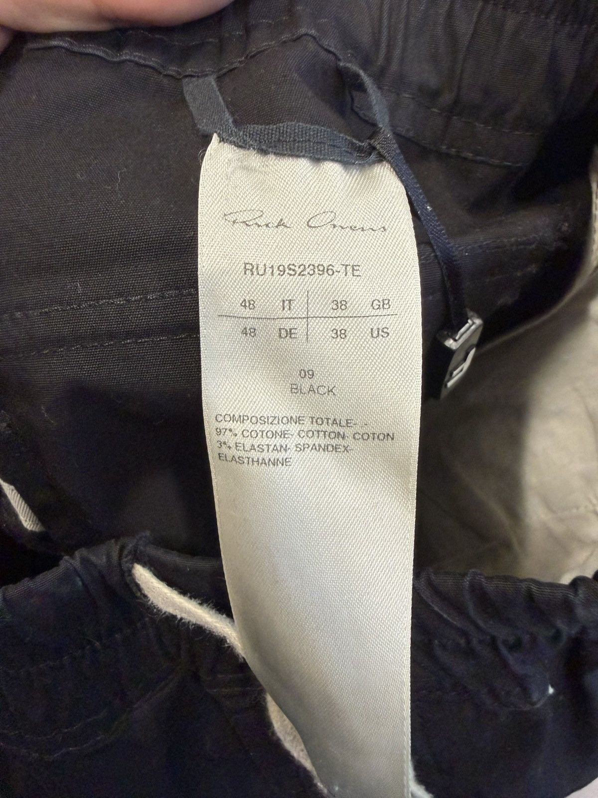 Rick Owens Rick Owens Jogger Cargo Style Pants *Black | Grailed