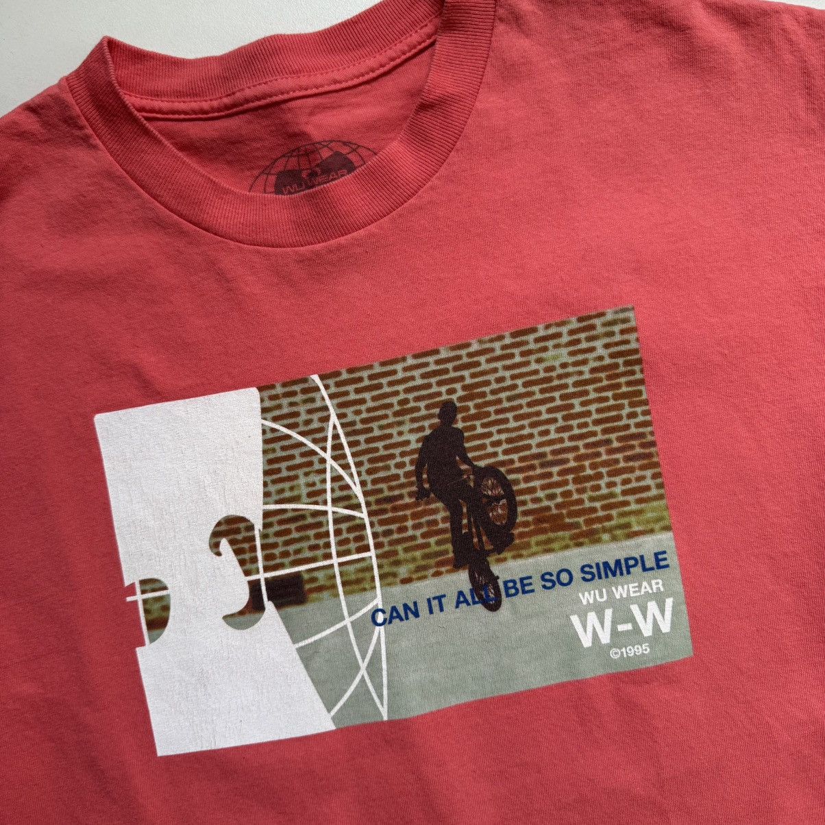 Wu-Tang Clan Vintage 1995 Wu-Wear So Simple T-Shirt Size US M / EU 48-50 / 2 - 4 Thumbnail
