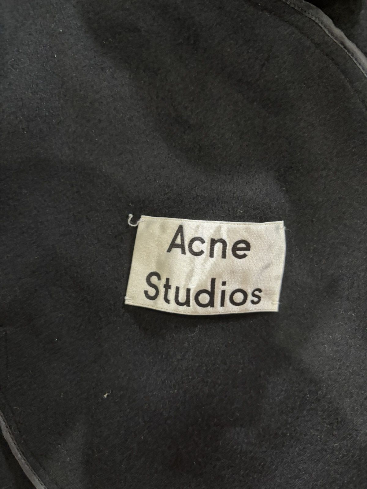 Acne Studios ACNE STUDIOS CHAD COAT CASHMERE OVERCOAT MEDIUM 50 BLACK Size US M / EU 48-50 / 2 - 6 Thumbnail