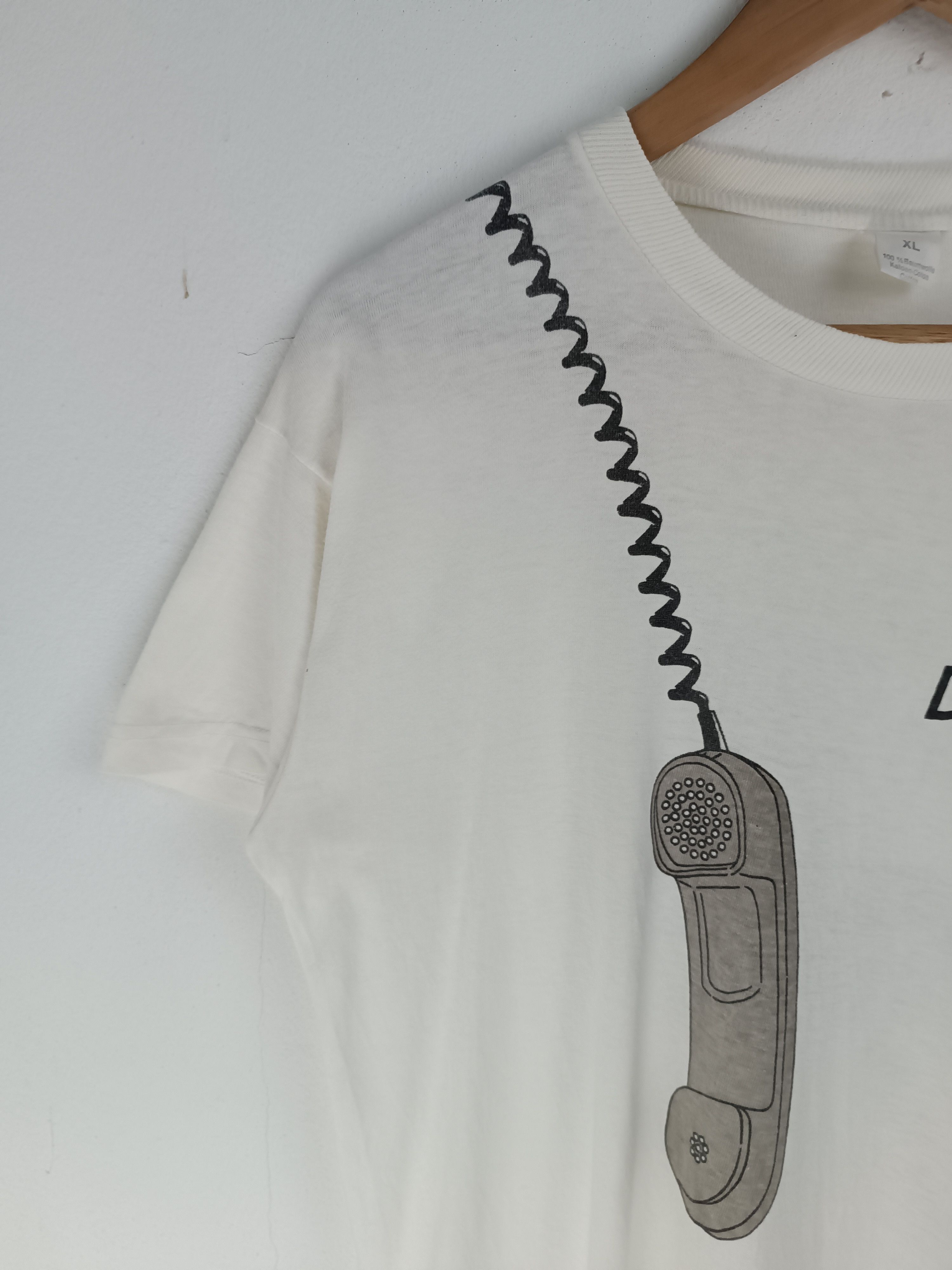 Other VINTAGE 90'S DeTeWe KOMMUNIKATIONS TECHNIK VERY RARE TEE Size US L / EU 52-54 / 3 - 5 Thumbnail