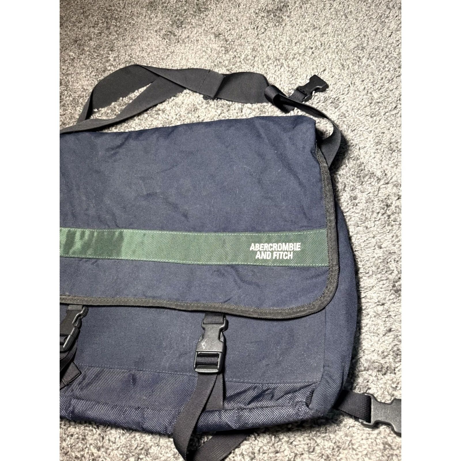 Abercrombie & Fitch Abercrombie & Fitch Vintage 90s Messenger Bag - Blue/Green Size ONE SIZE - 2 Thumbnail