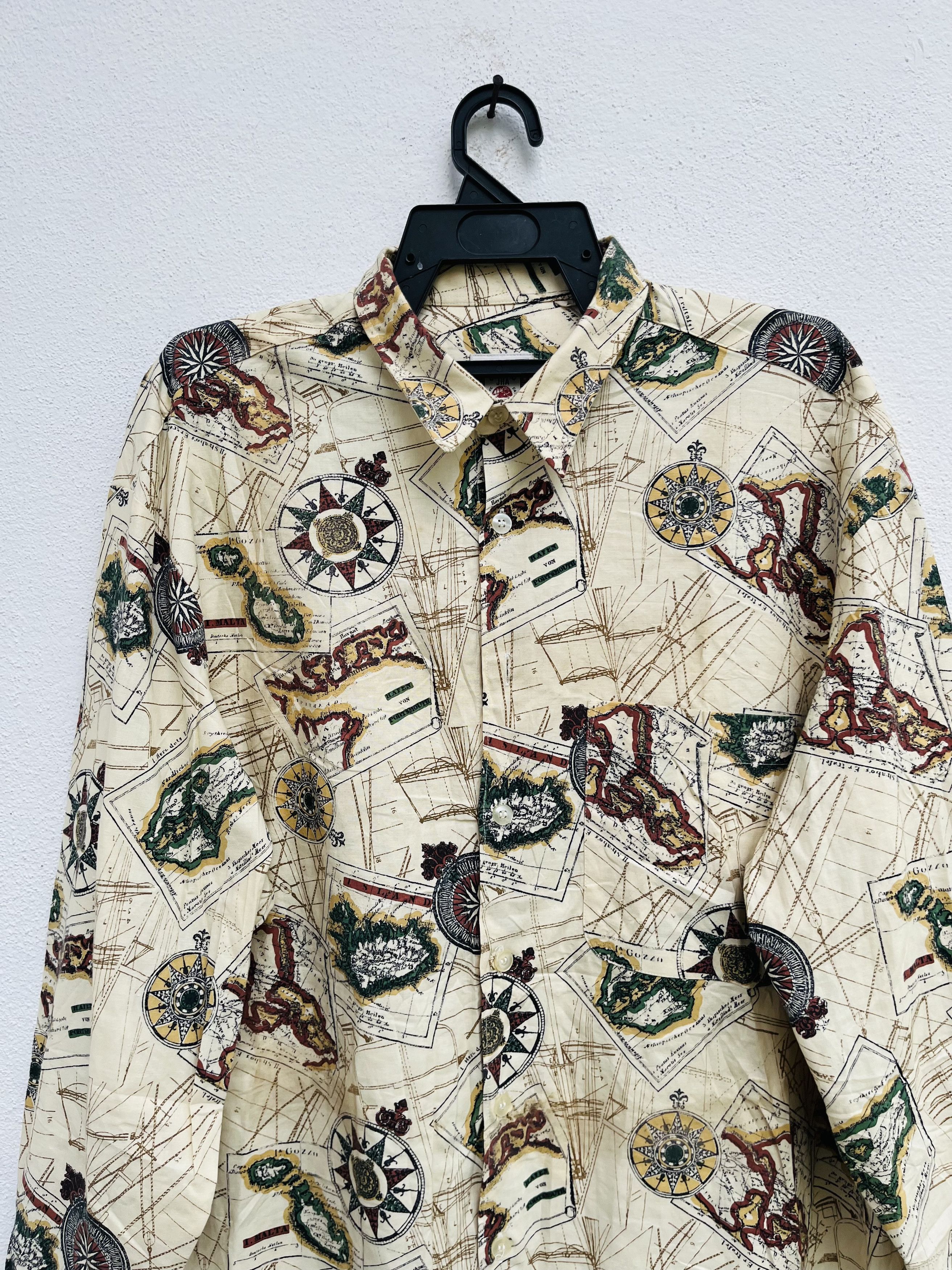 Japanese Brand × Vintage Vintage Classic JHA Map Hip Hop Fashion Style Size US XL / EU 56 / 4 - 3 Thumbnail