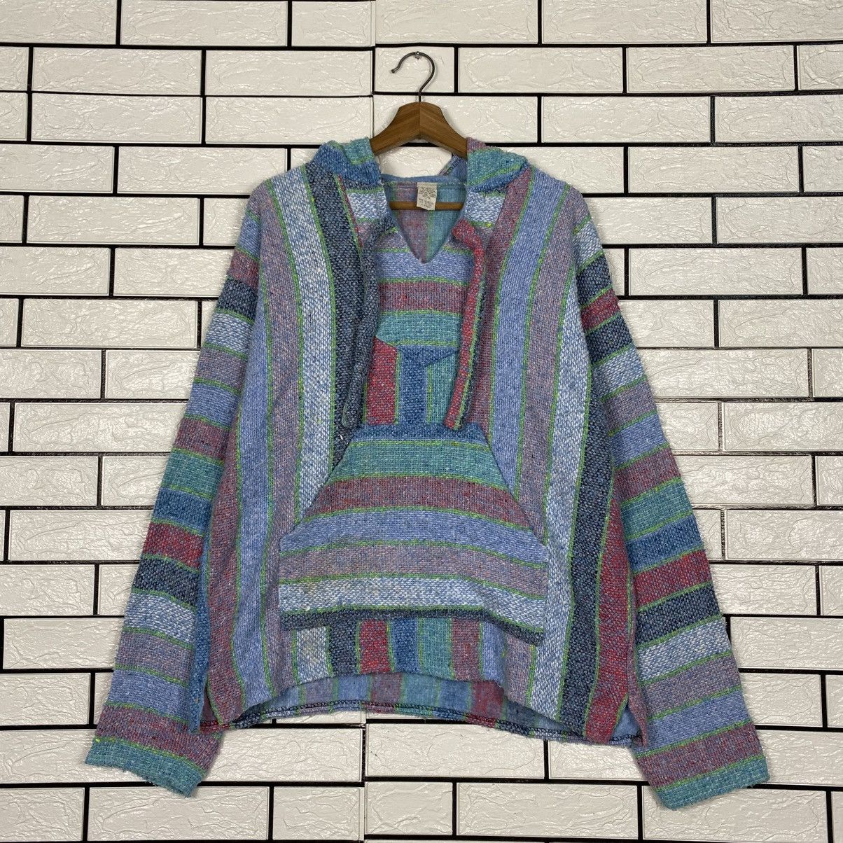 Japanese Brand Vintage Anorak Hoodie Wool Jacket Molina Striped Design Size US S / EU 44-46 / 1 - 12 Thumbnail