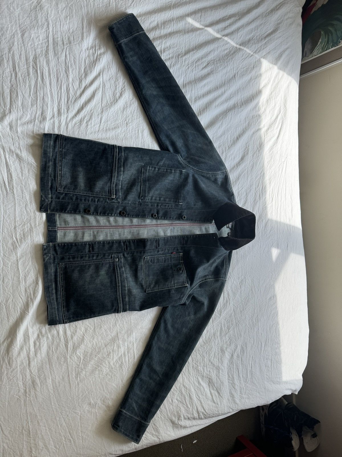 image of Levis Corduroy Colar OG Levi’S Jacket in Navy, Men's (Size Medium)