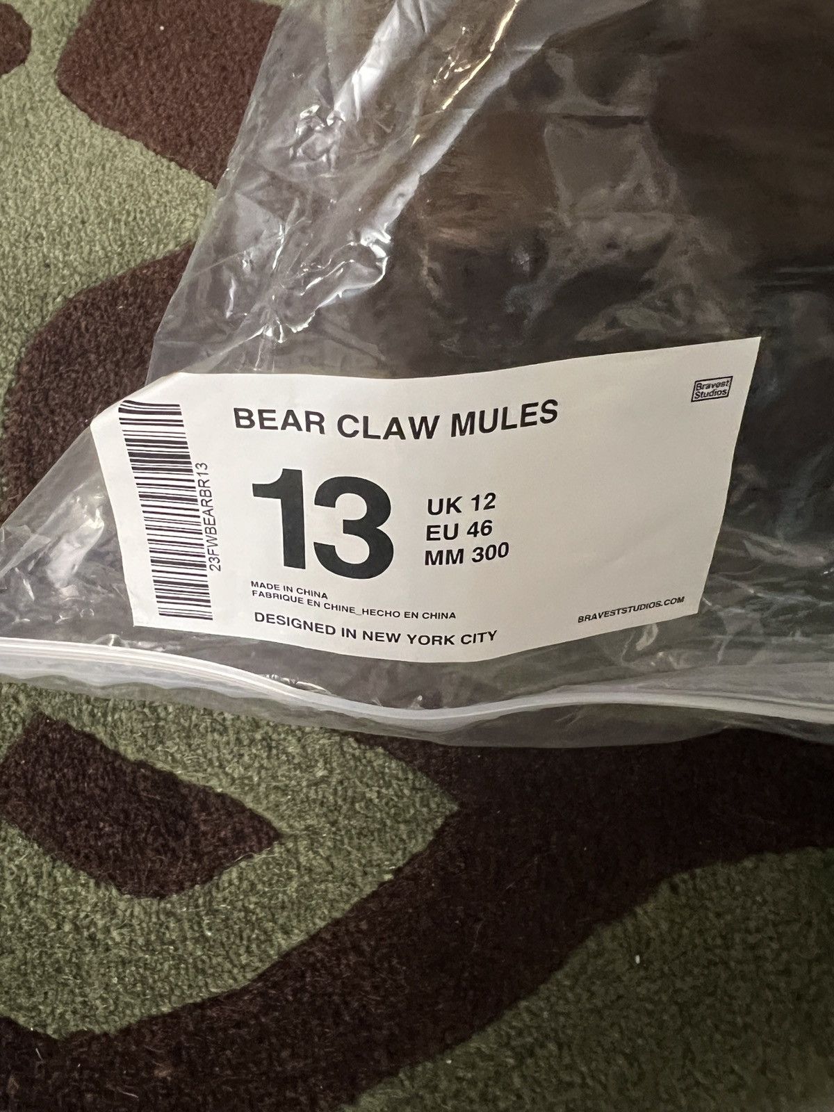 Bravest Studios NEW Bravest Studios Bear Claw Mules brown US 13 authentic Size US 13 / EU 46 - 2 Thumbnail