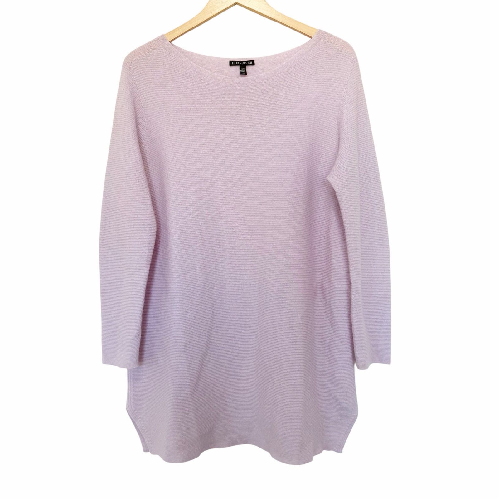Eileen Fisher Eileen Fisher 100% Cashmere Ribbed Sweater Sz M Size M / US 6-8 / IT 42-44 - 1 Thumbnail