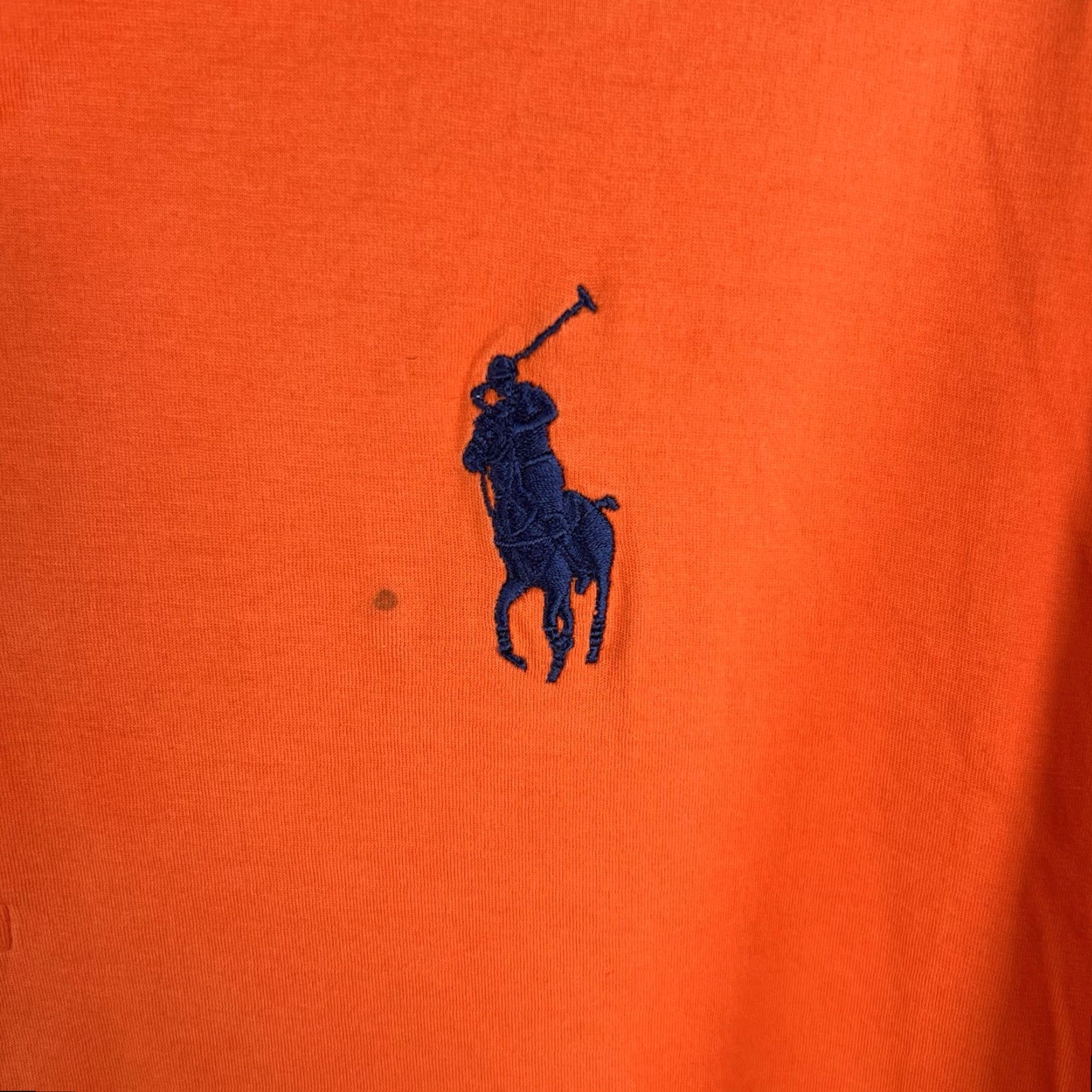 Ralph Lauren VINTAGE Ralph Lauren Big Pony Polo Shirt Men’s Medium Orange Short Sleeve Casual Activewear Size US M / EU 48-50 / 2 - 2 Thumbnail