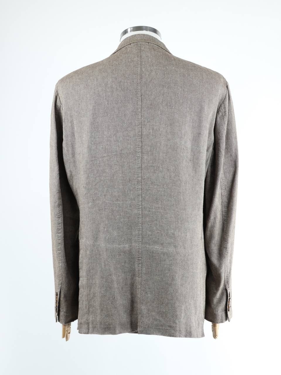 Fay FAY Linen and cotton blazer jacket Size 54R - 4 Thumbnail