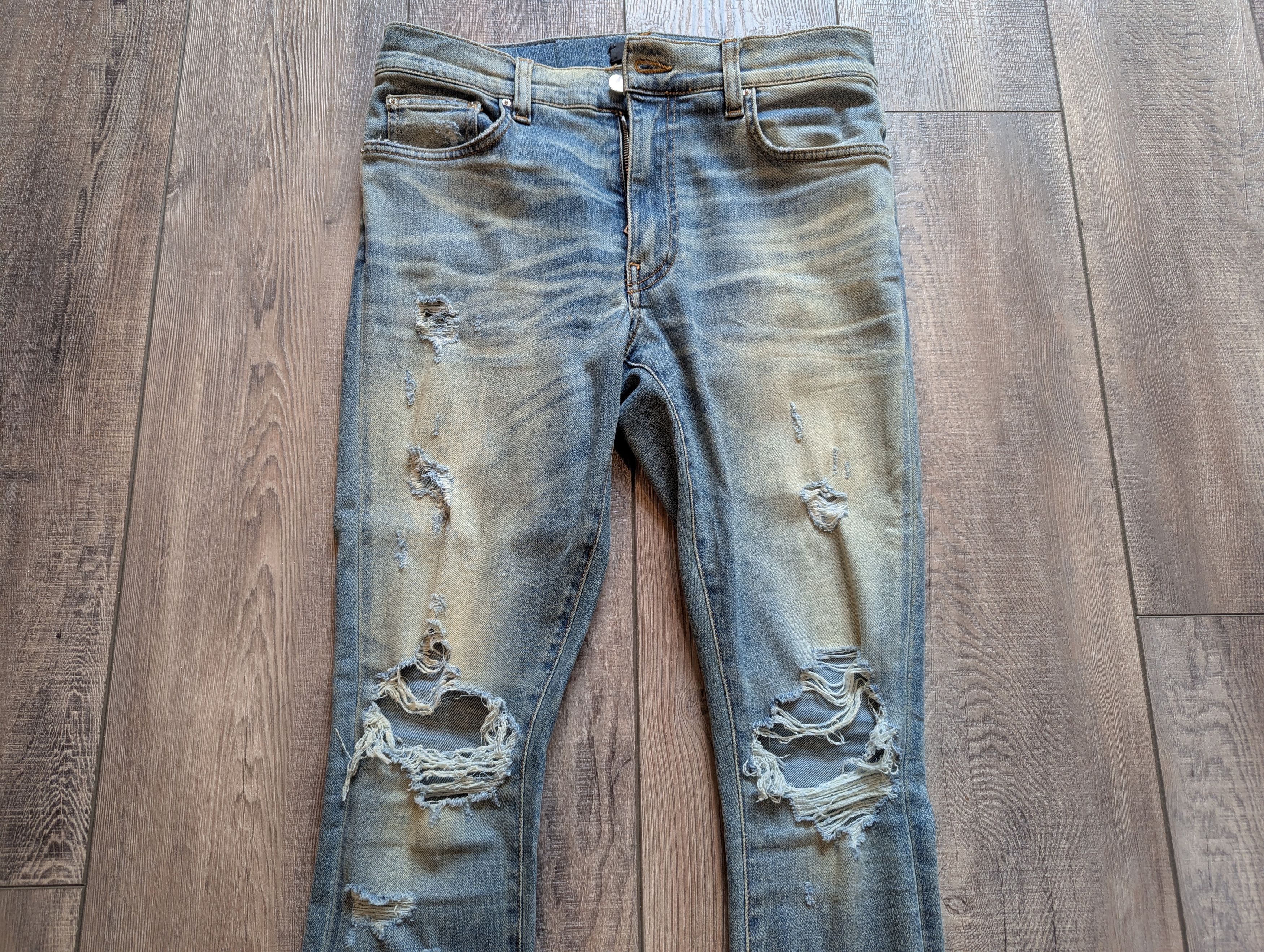 Amiri Amiri Stack Denim Jeans Sz 31 Size US 31 - 2 Thumbnail
