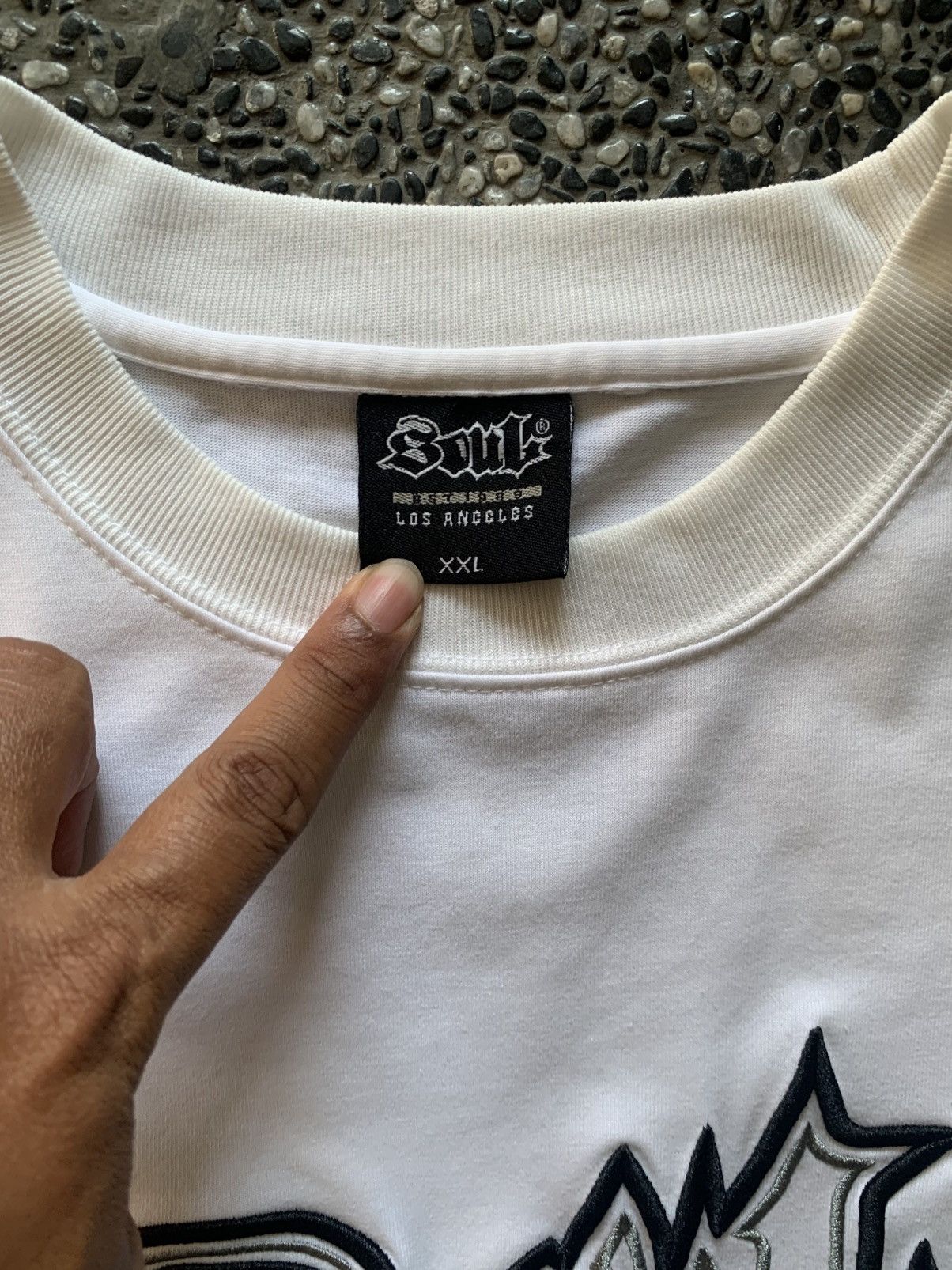 Vintage Vintage Soul Los Angeles USA Streetwear T shirt Size US XXL / EU 58 / 5 - 7 Thumbnail