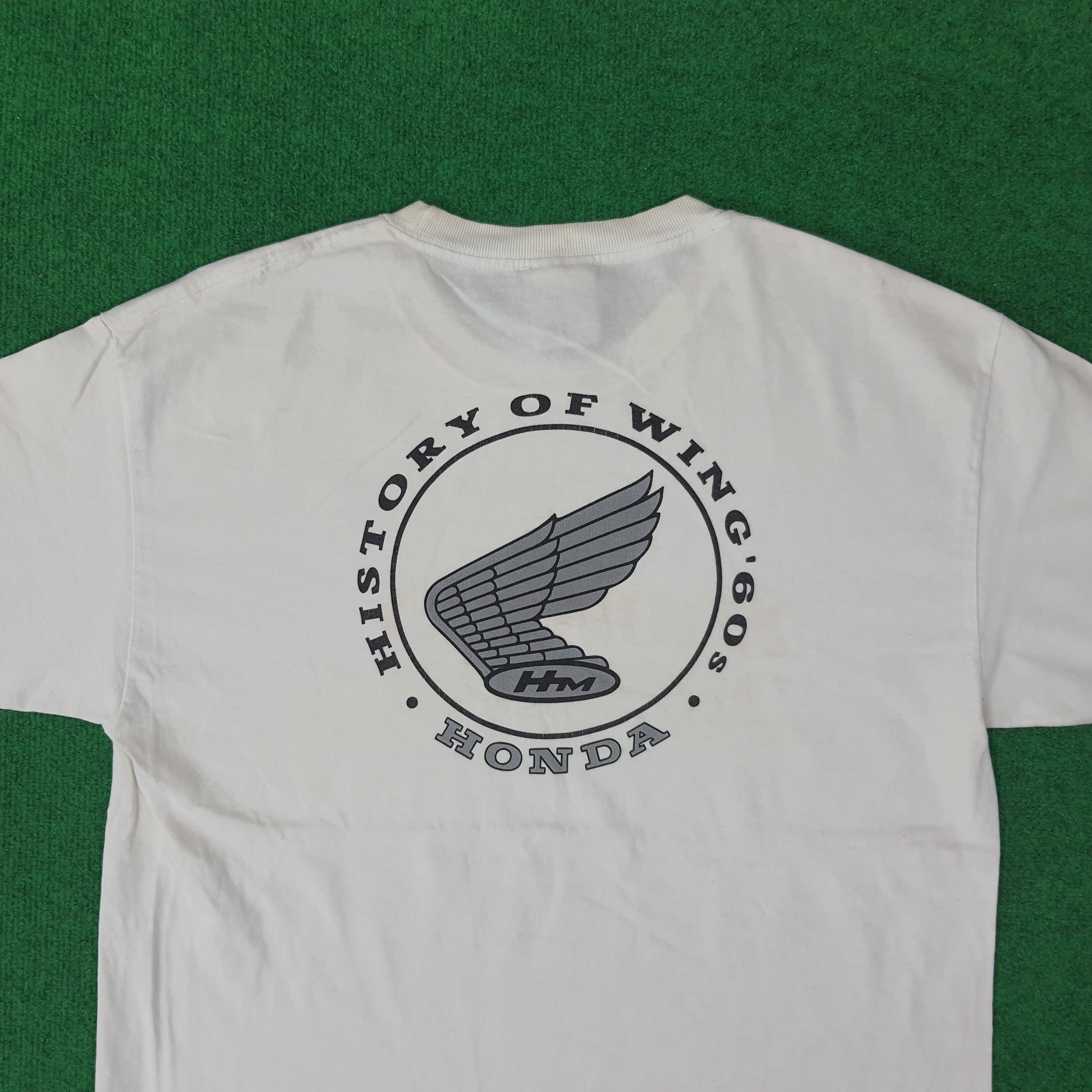 Honda Vintage HONDA Japan Motorsports Tshirt C223N52 Size US L / EU 52-54 / 3 - 2 Thumbnail