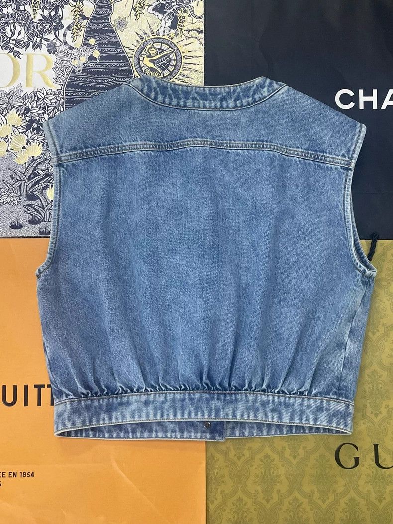 Chanel Chanel 25K bow blue denim vest Size XS / US 0-2 / IT 36-38 - 3 Thumbnail