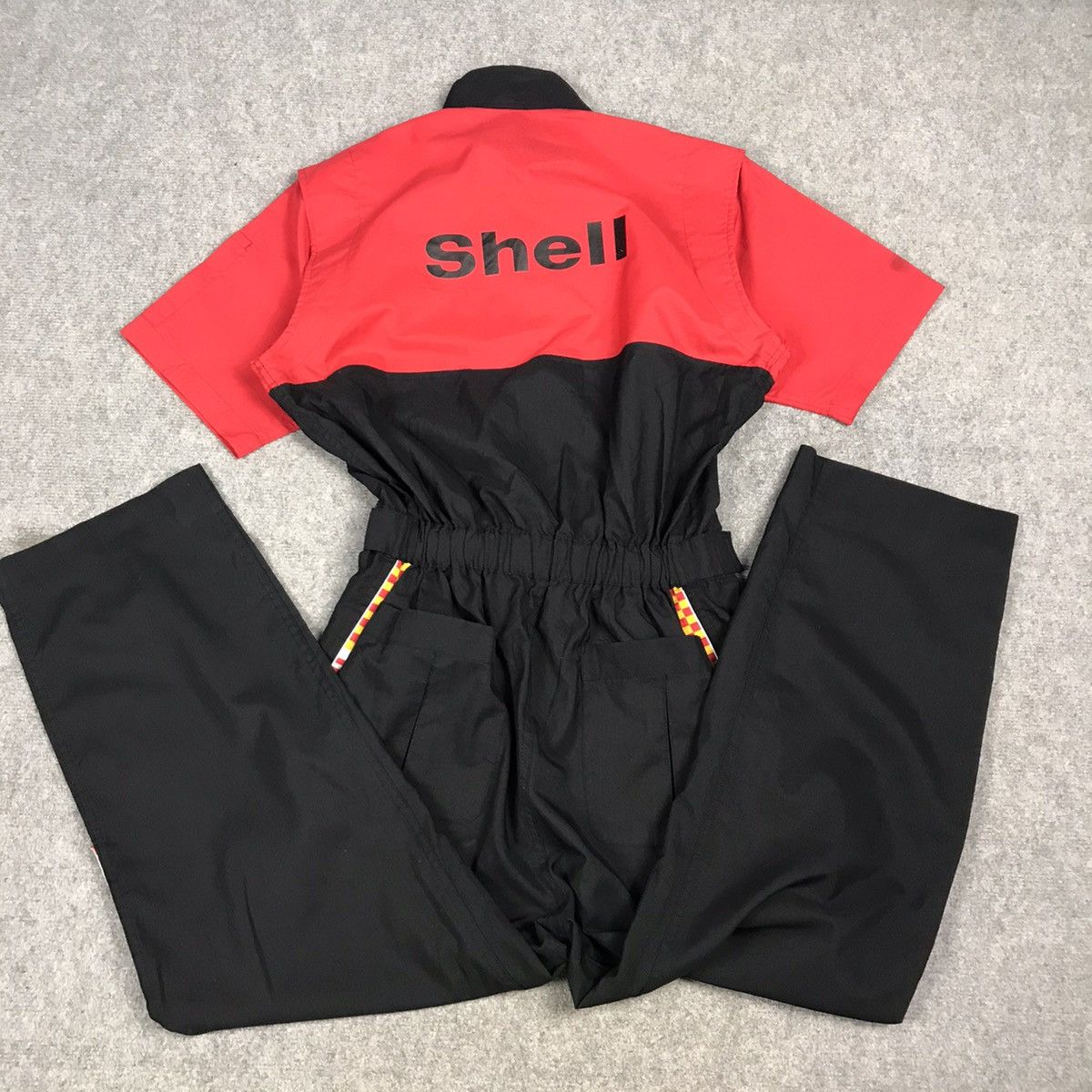 Japanese Brand × Sports Specialties VINTAGE SHELL HELIX OVERALL SHORT SLEEVE JACKET OVERALL Size US 30 / EU 46 - 14 Thumbnail