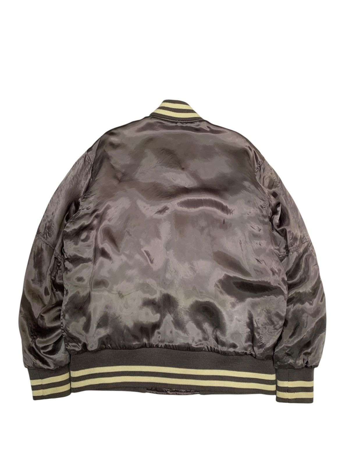 General Research 🔥RARE VTG A/W 01 G.RESEARCH BASEBALL JACKETS SATIN RAYON Size US L / EU 52-54 / 3 - 11 Thumbnail