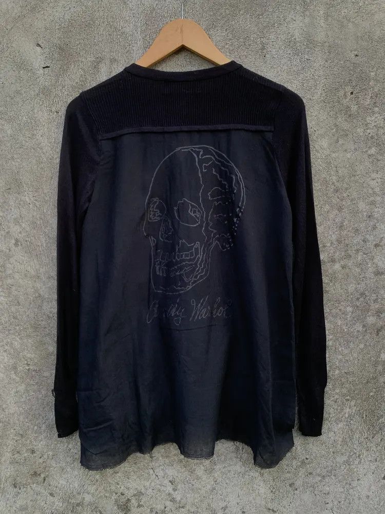 Hysteric Glamour GOTHIC SKULL DISTREASSED CARDIGAN Size US M / EU 48-50 / 2 - 1 Thumbnail