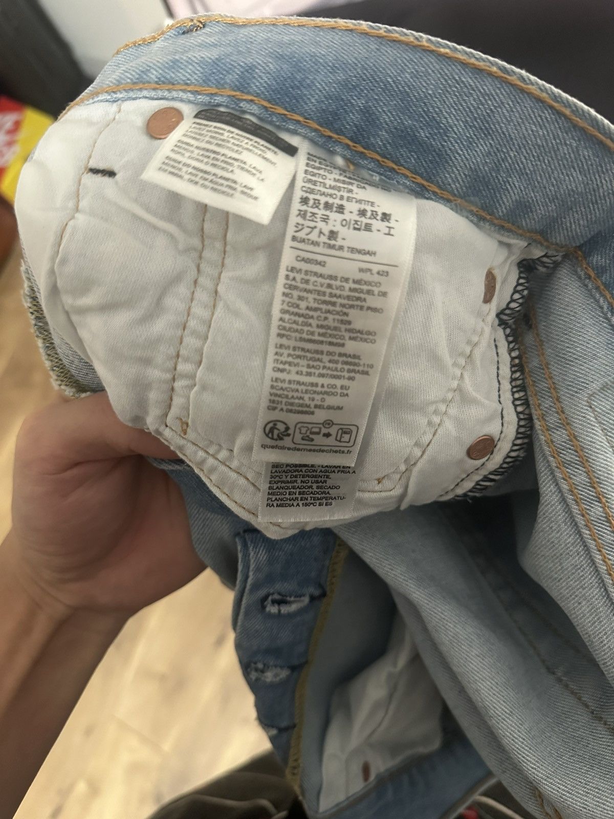 Levi's Levis 501 Denim Jeans 32x32 Size US 32 / EU 48 - 4 Thumbnail