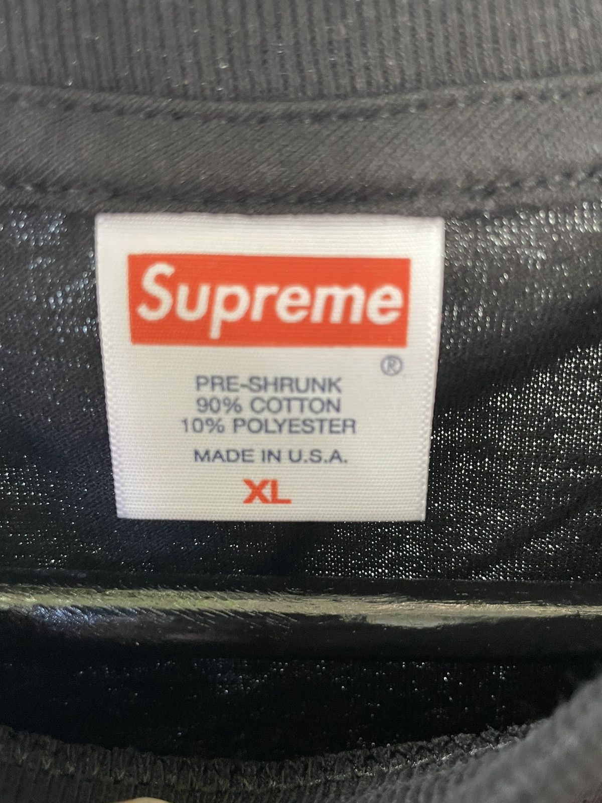 Supreme Supreme T-shirts & Stickers Tee Black Size US XL / EU 56 / 4 - 4 Thumbnail