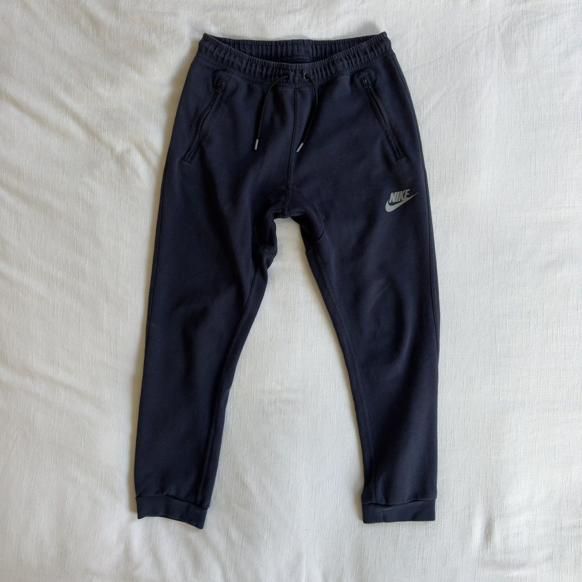 Nike × Vintage VINTAGE 90s Nike Sportswear Joggers - Navy Size US 32 / EU 48 - 1 Thumbnail
