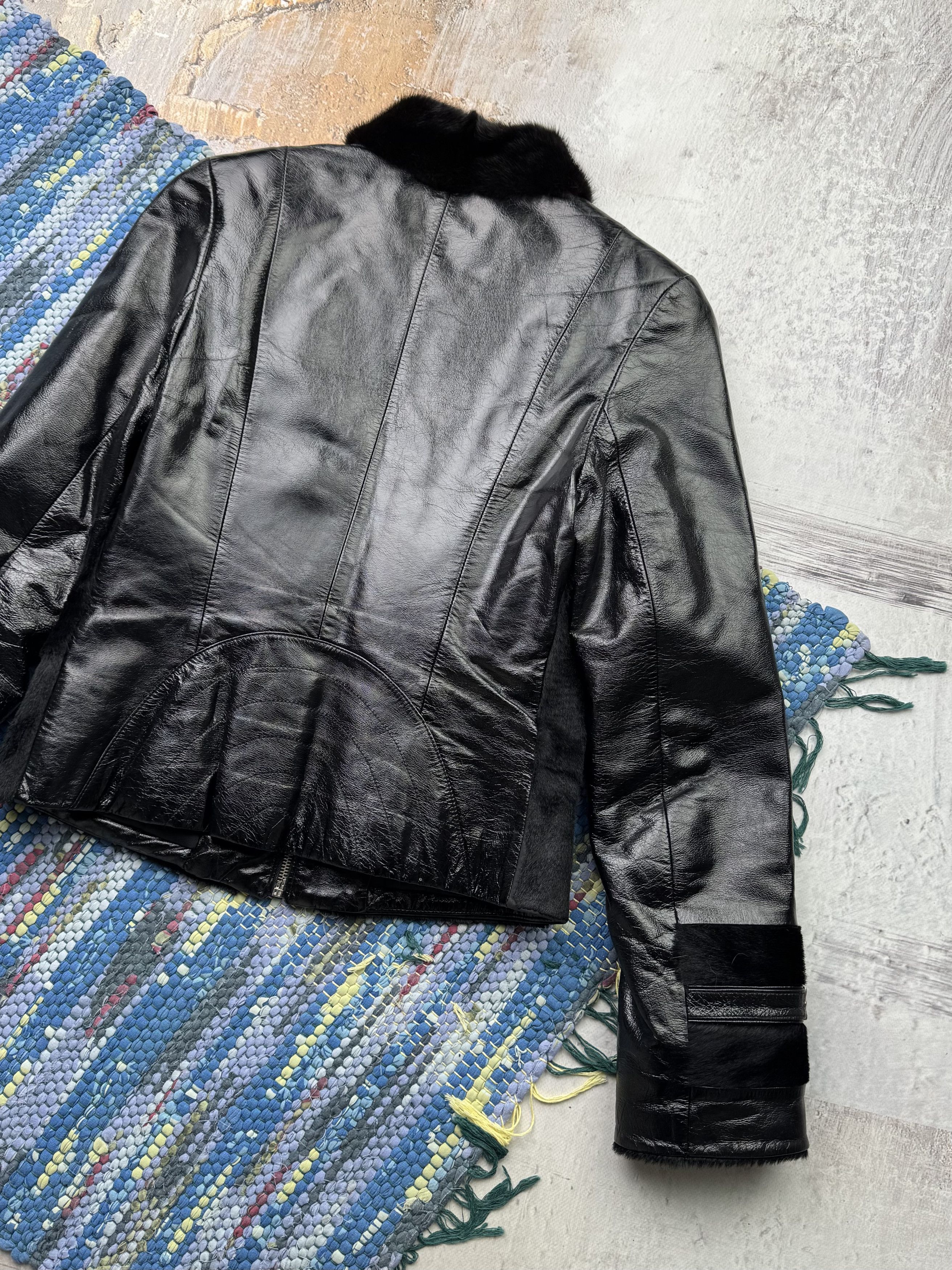 Vintage Vintage Cropped Real Fur/Leather Jacket A648D15(498) Size S / US 4 / IT 40 - 11 Thumbnail