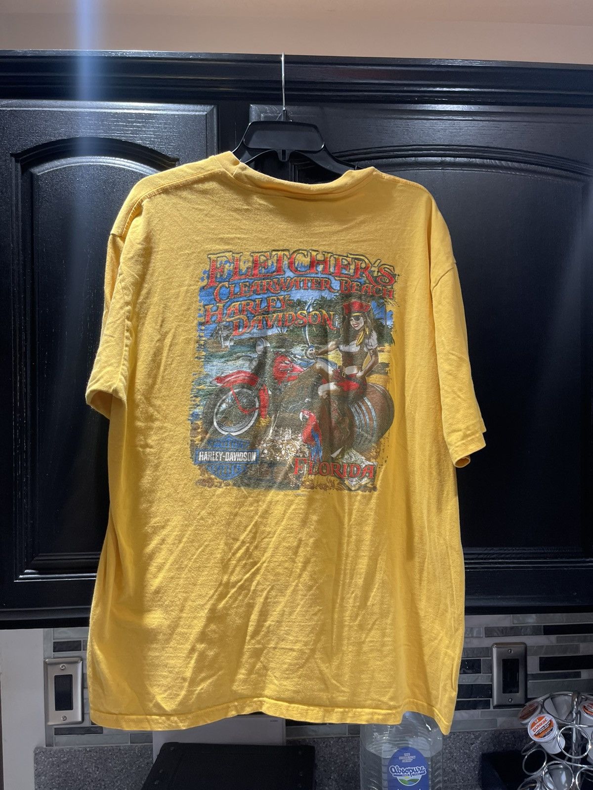 Vintage Harley Davidson T-Shirt Clearwater Beach Florida Size US XL / EU 56 / 4 - 5 Thumbnail