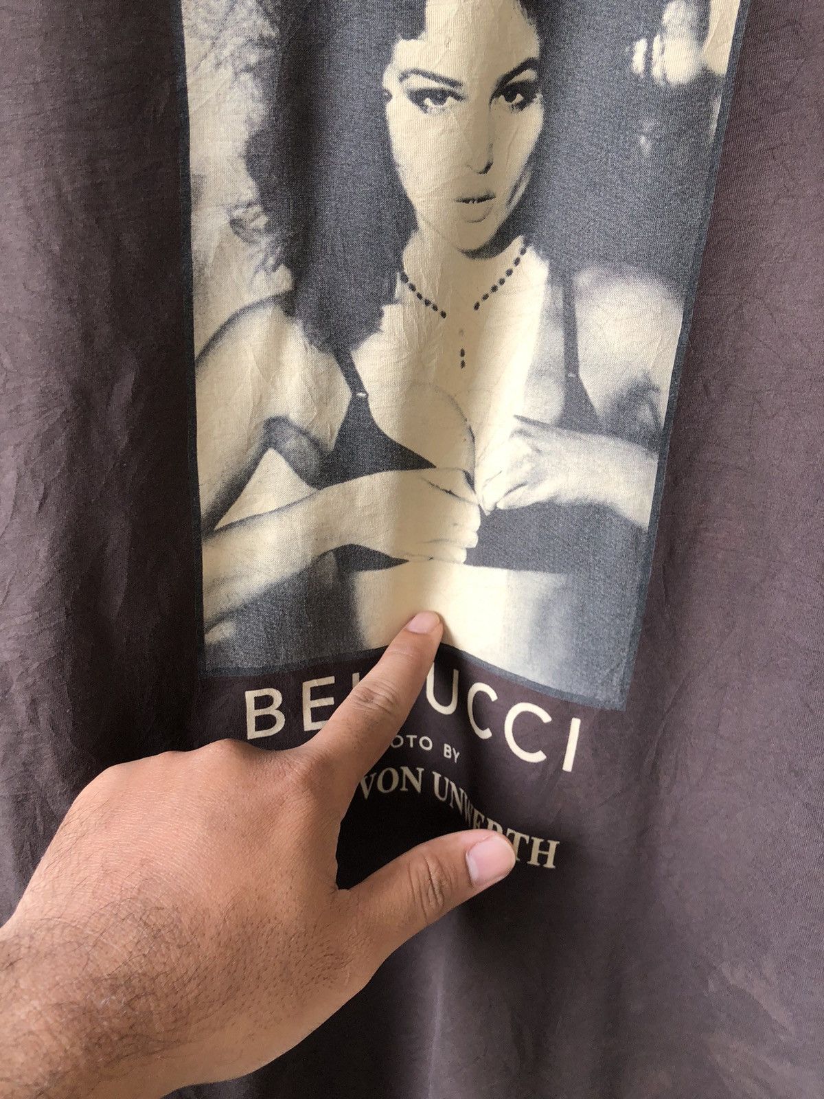 Dolce & Gabbana Vintage Dolce & Gabbana Monica Belluci Faded Sexy Printed Size L / US 10 / IT 46 - 2 Thumbnail