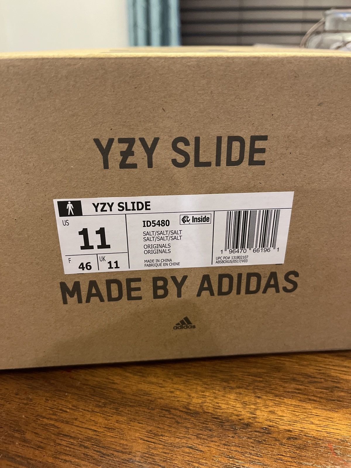 Adidas Yeezy Slide “Salt” Size US 11 / EU 44 - 1 Thumbnail
