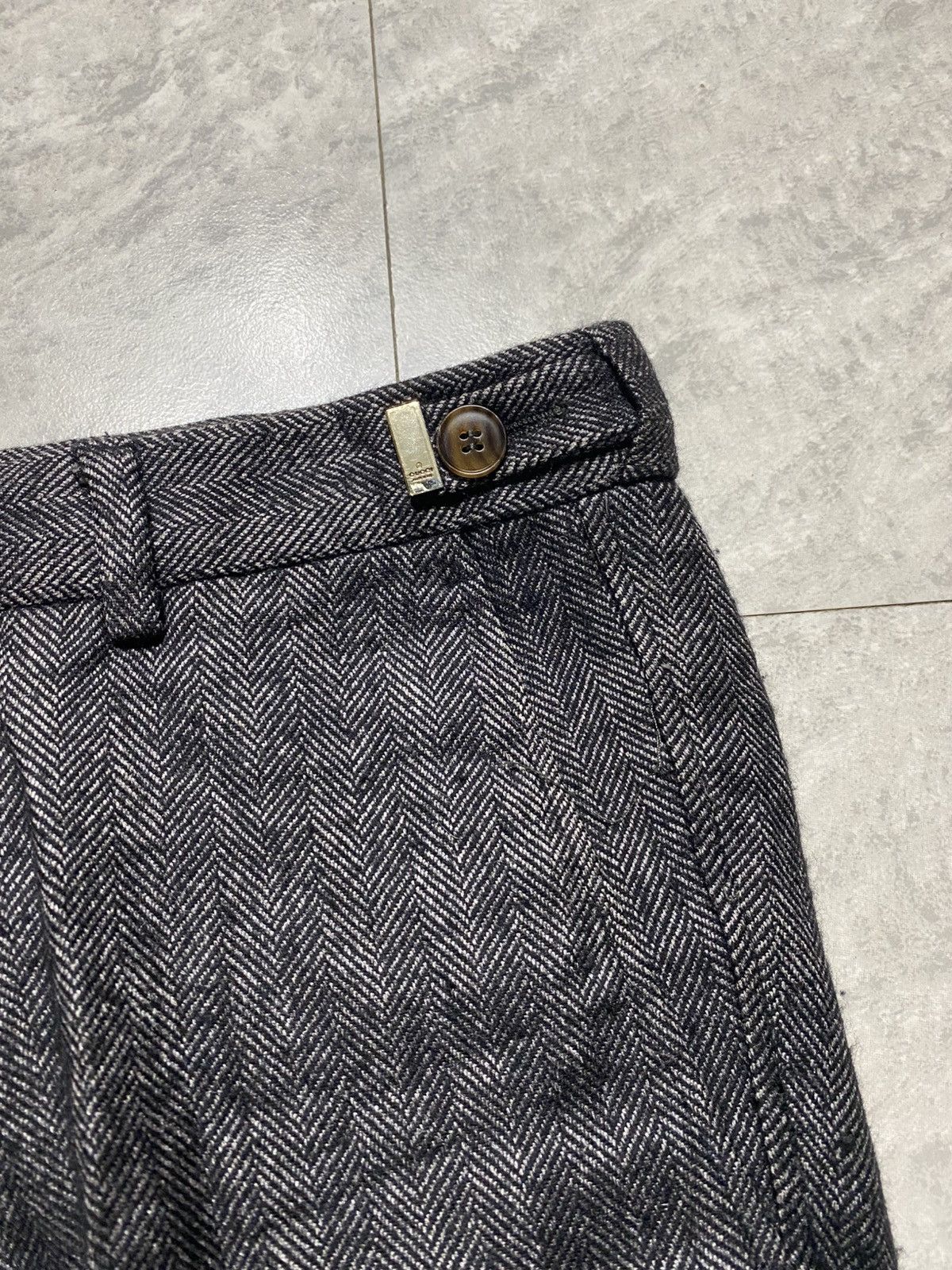 Gucci GUCCI TOMFORD STRIPED WOOL PANTS Size 30" / US 8 / IT 44 - 8 Thumbnail