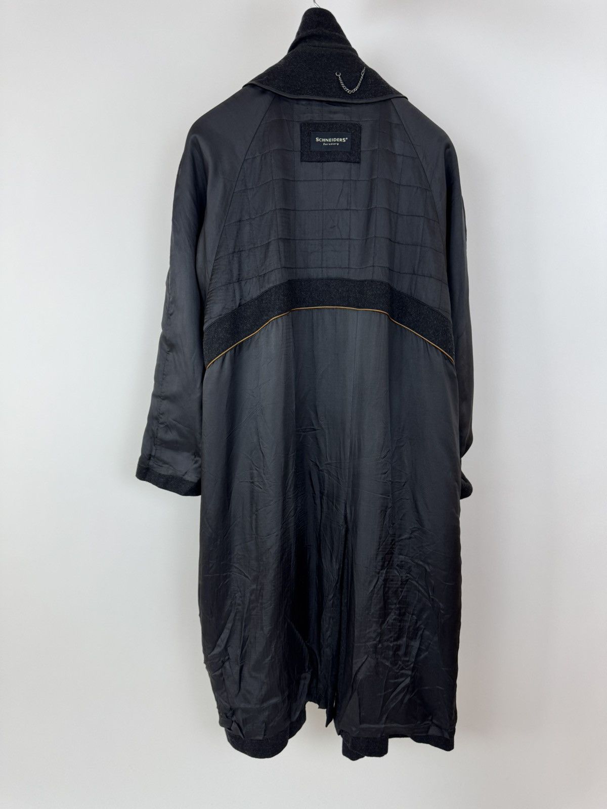 Schneiders SCHNEIDERS Wool Coat Vintage Long Trench Peacoat Coat 54/2XL Size US XXL / EU 58 / 5 - 18 Thumbnail