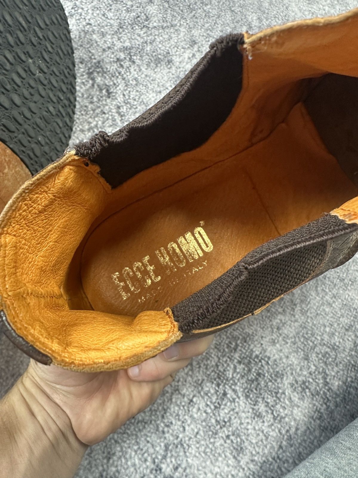 Genuine Leather Y2K Leather Casual Boots Avant Garde Streetwear Rare Cowboy Size US 10 / EU 43 - 7 Thumbnail
