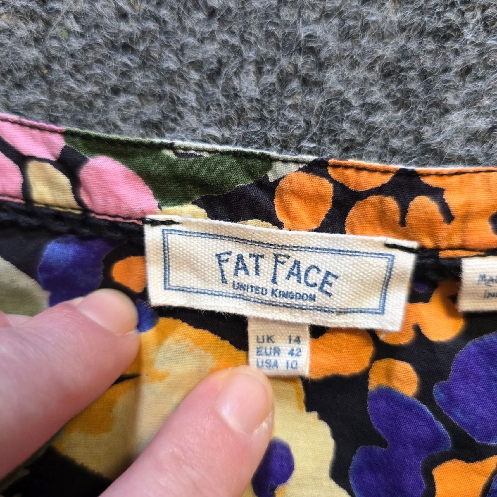 FatFace Fat Face Top Womens Size 10 Pink Floral Retro Popover Lightweight Casual Capsule Shirt Womens Size L / US 10 / IT 46 - 4 Thumbnail
