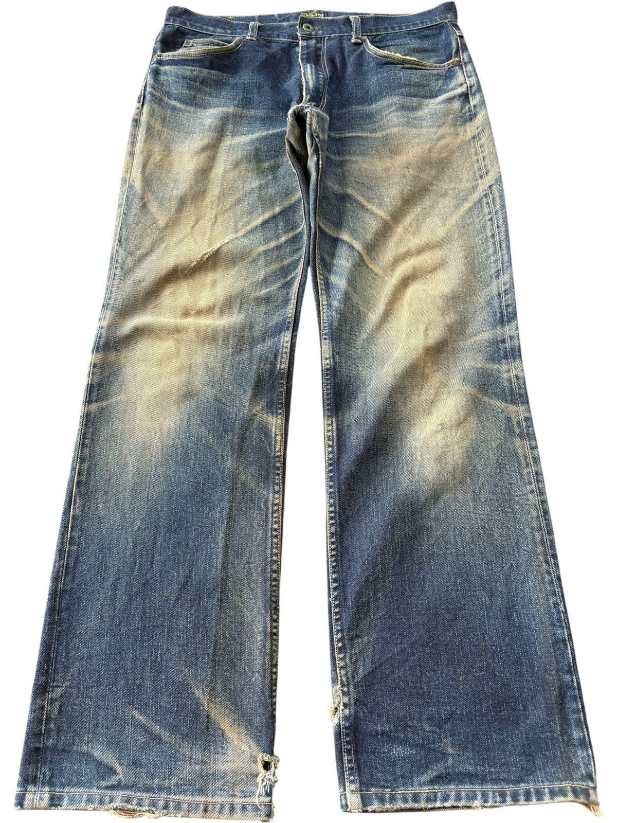 Denime Vintage Japanese Denime Rusty Mud Wash Baggy Jeans Size US 34 / EU 50 - 1 Thumbnail
