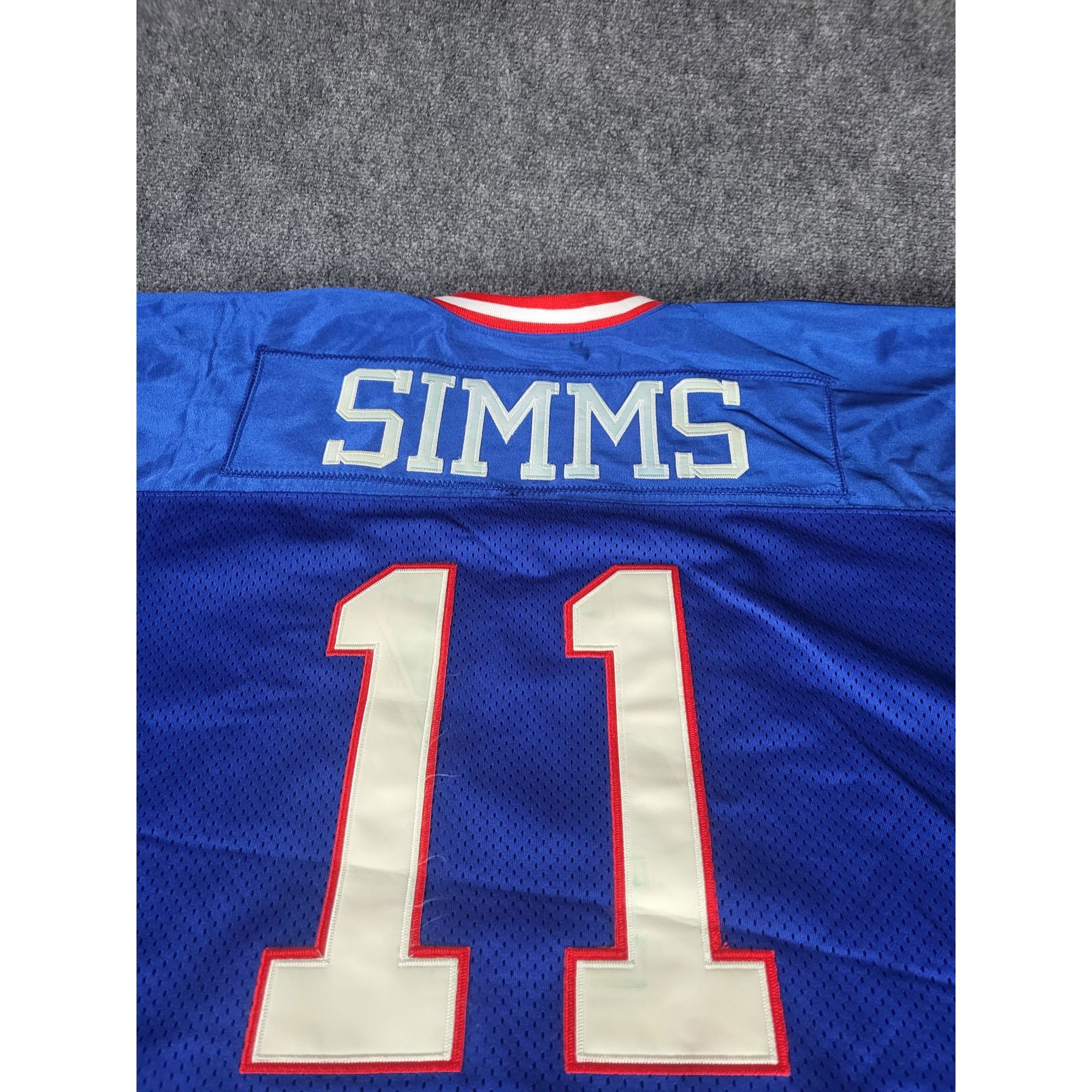 Vintage Vintage New York Giants Simms 11 Jersey Men Sz 56 Blue Spide Size US XXL / EU 58 / 5 - 10 Thumbnail
