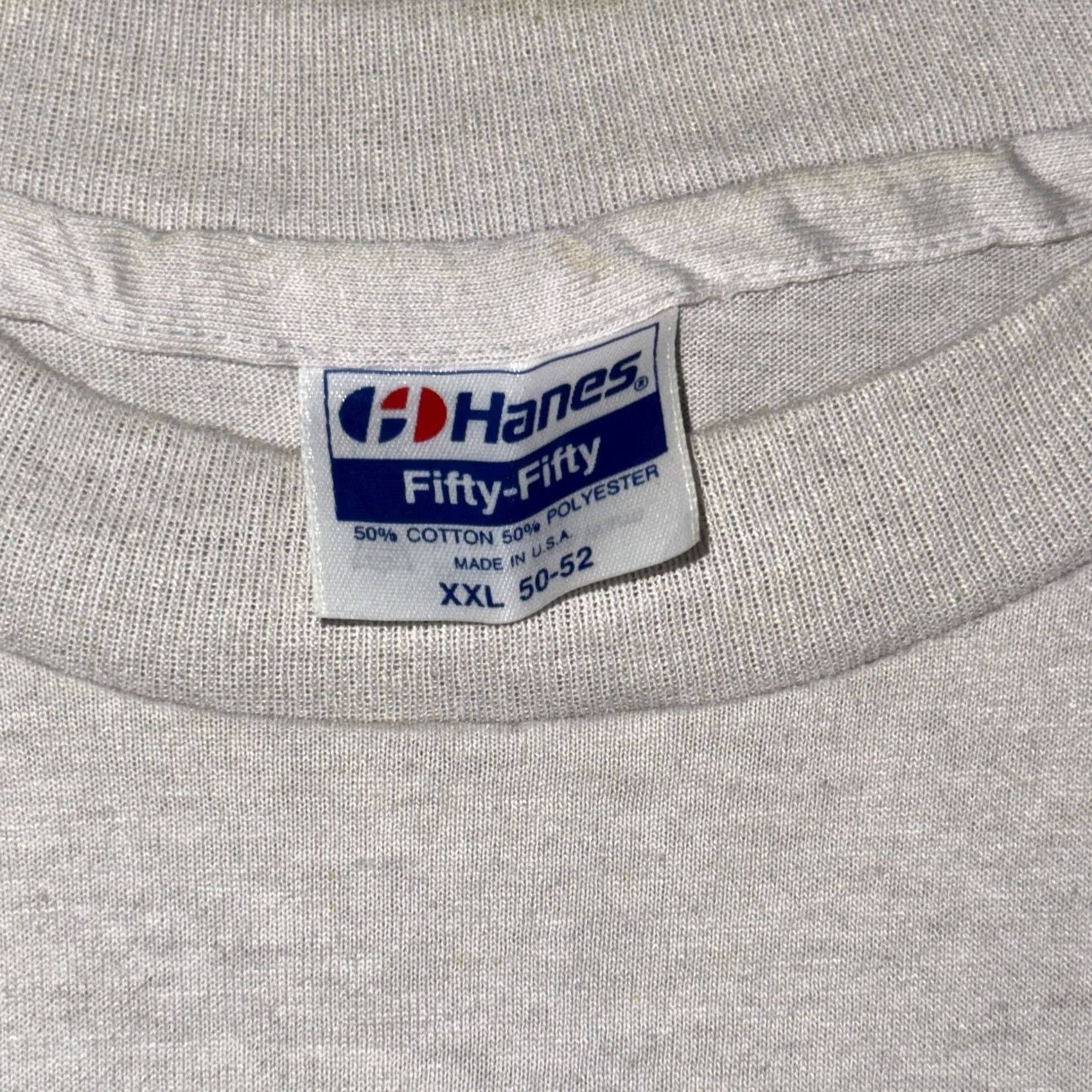 Hanes VINTAGE Hanes 2XL U.S. National Handcar Races Shirt Mens Gray 1991 90s Tee Graphics Racing Railroad Size US XXL / EU 58 / 5 - 3 Thumbnail