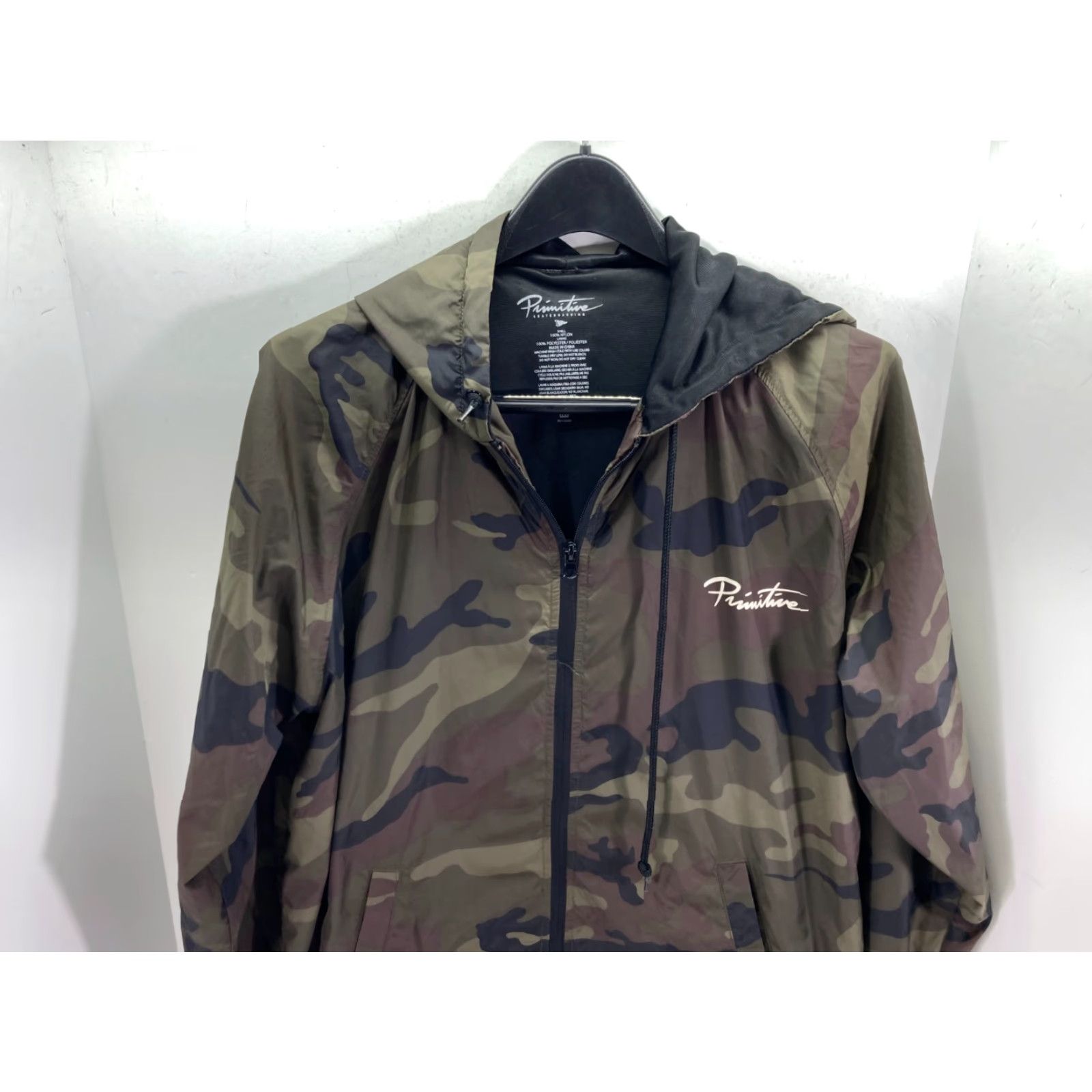 Primitive Primitive Skateboarding Windbreaker Jacket Men Medium Green Camouflage Hooded Size US M / EU 48-50 / 2 - 5 Thumbnail