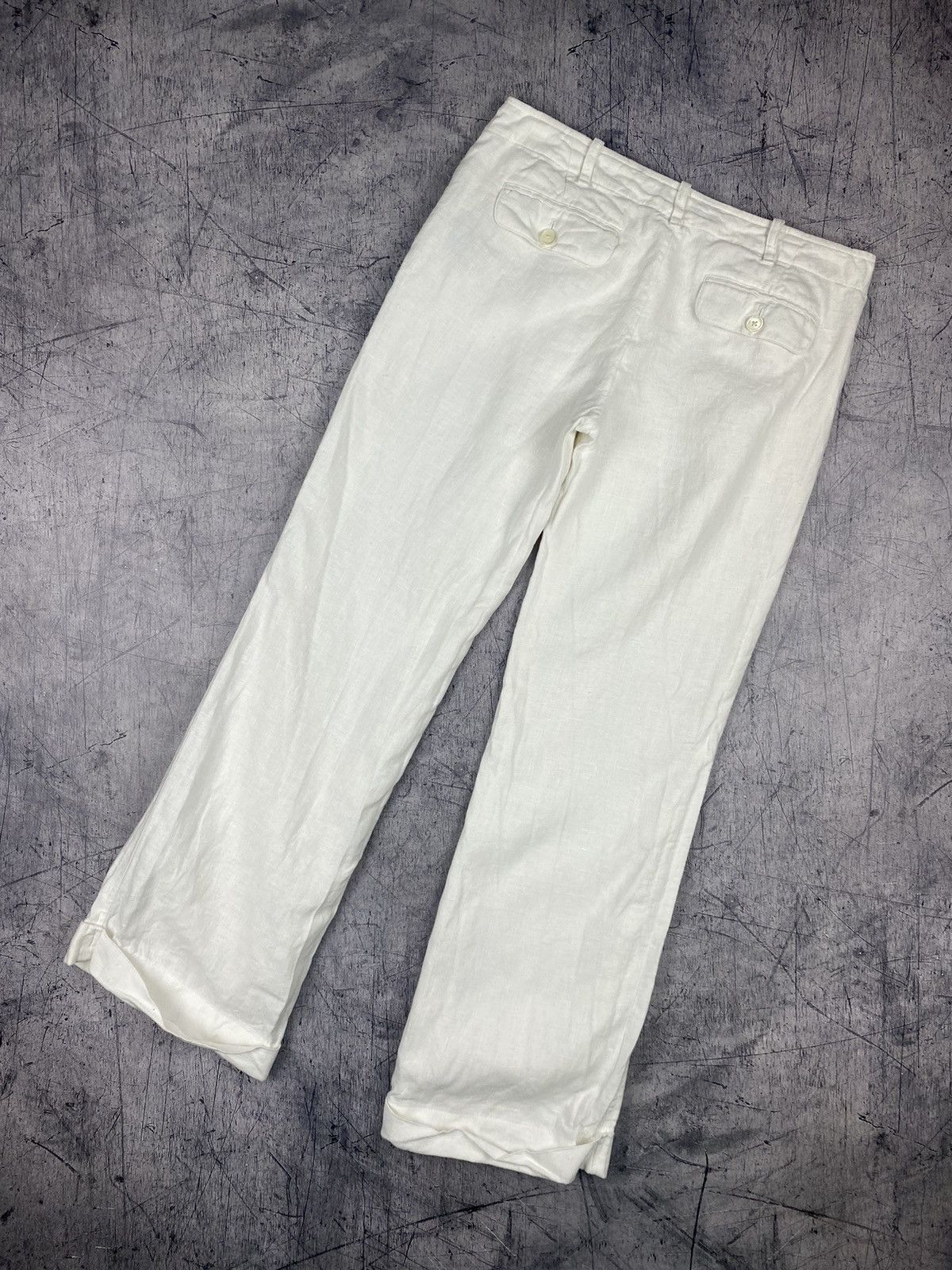 Polo Ralph Lauren × Vintage Vintage Ralph Lauren Linen Pants Size 26" / US 2 / IT 38 - 7 Thumbnail
