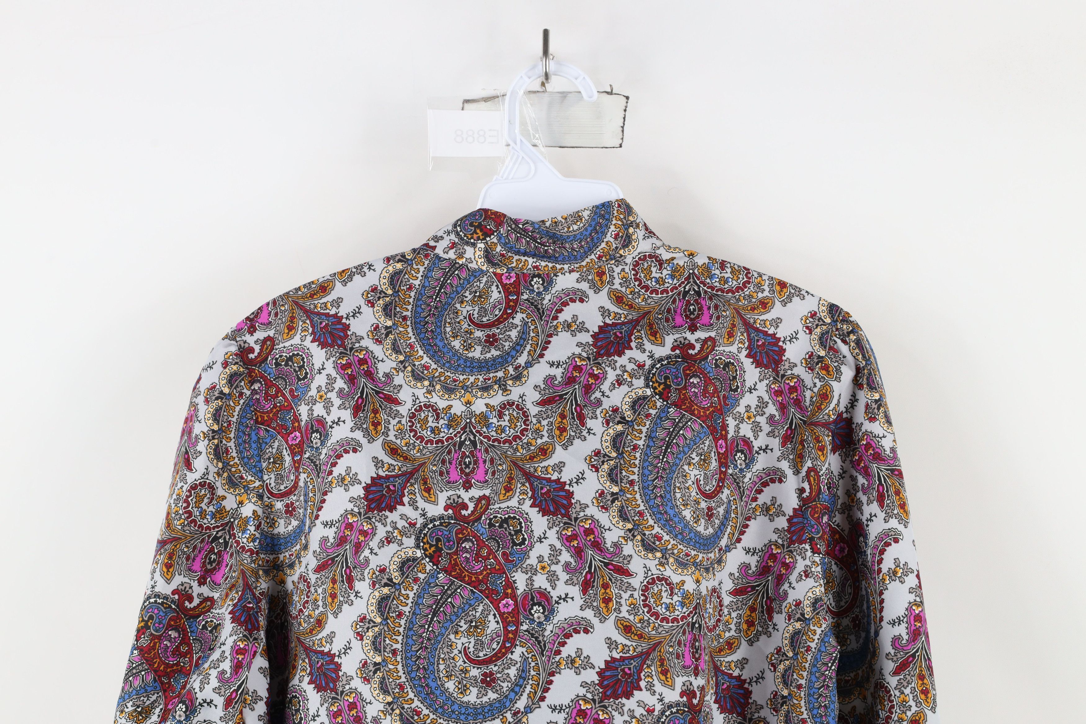 Vintage Vintage 70s Mid Century Modern MCM Paisley Button Shirt USA Size S / US 4 / IT 40 - 10 Thumbnail