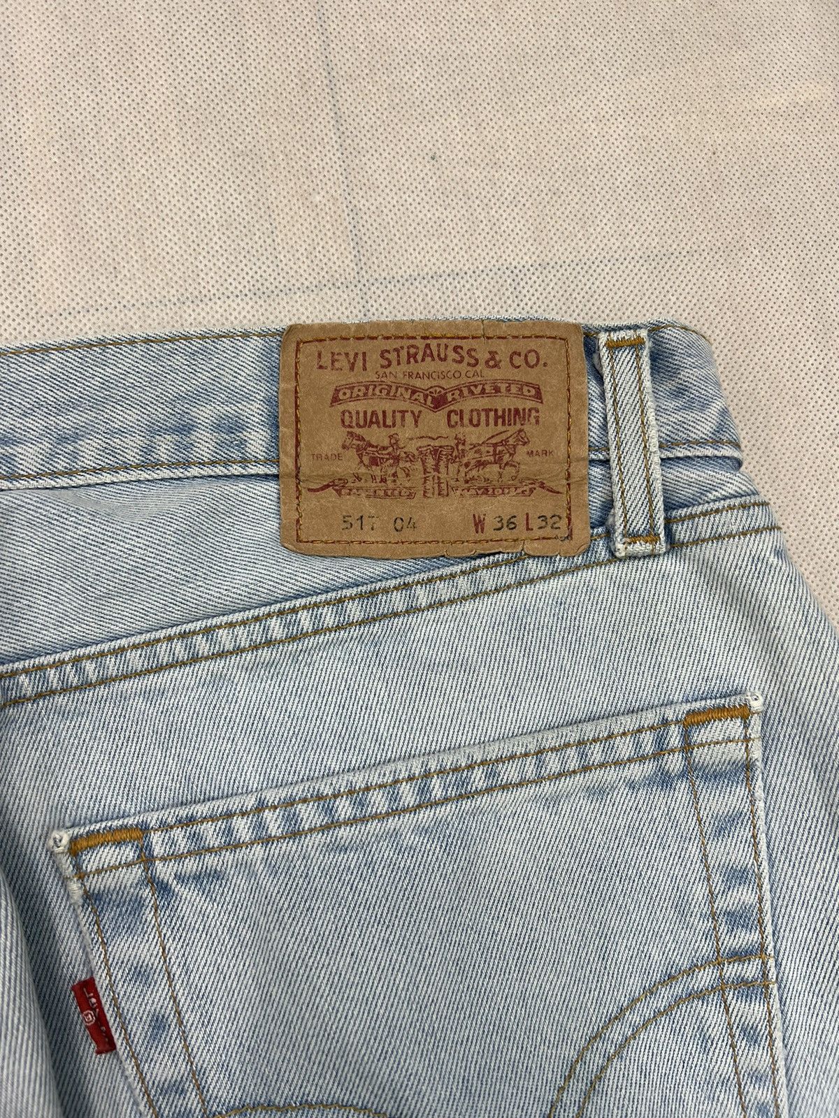 Levi's × Vintage Pants Levi’s 517 baby blue 1996 vintage Size US 36 / EU 52 - 3 Thumbnail