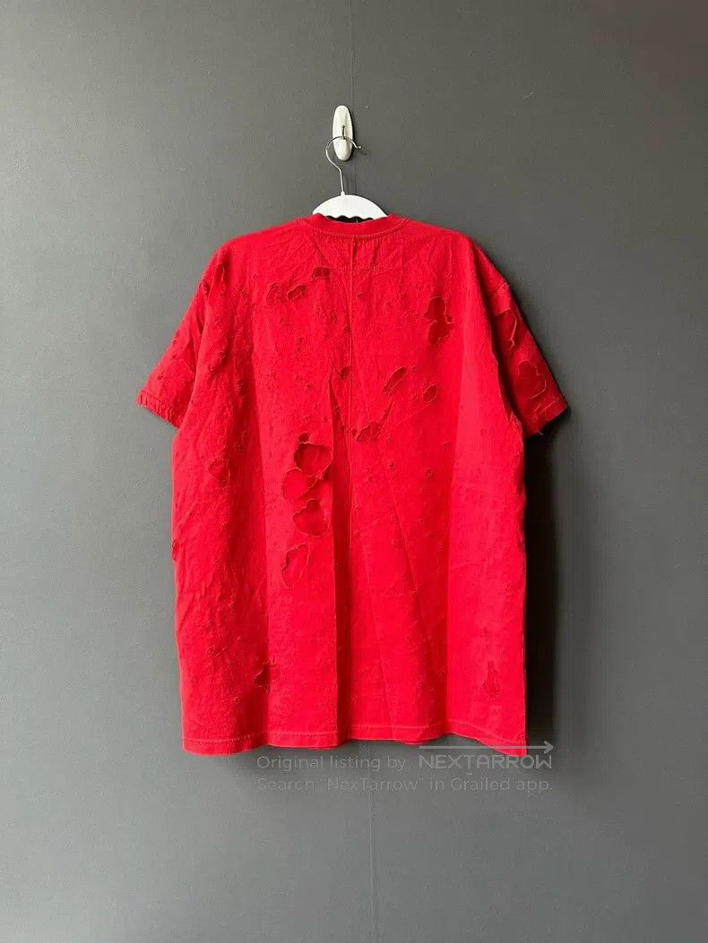 Givenchy Givenchy Red Big Hole Short Sleeve Size US S / EU 44-46 / 1 - 2 Thumbnail