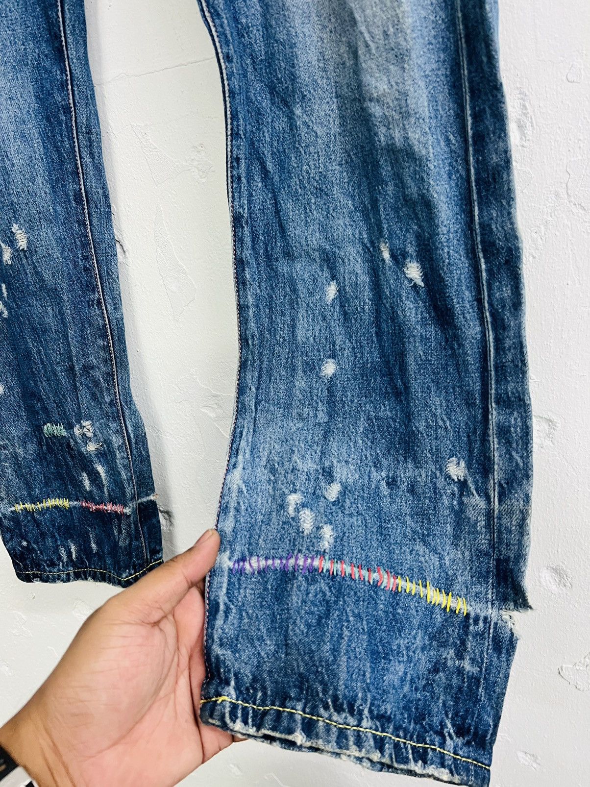 Issey Miyake × Tsumori Chisato Archive Tsumori Chisato Distressed Design Denim Size US 32 / EU 48 - 7 Thumbnail