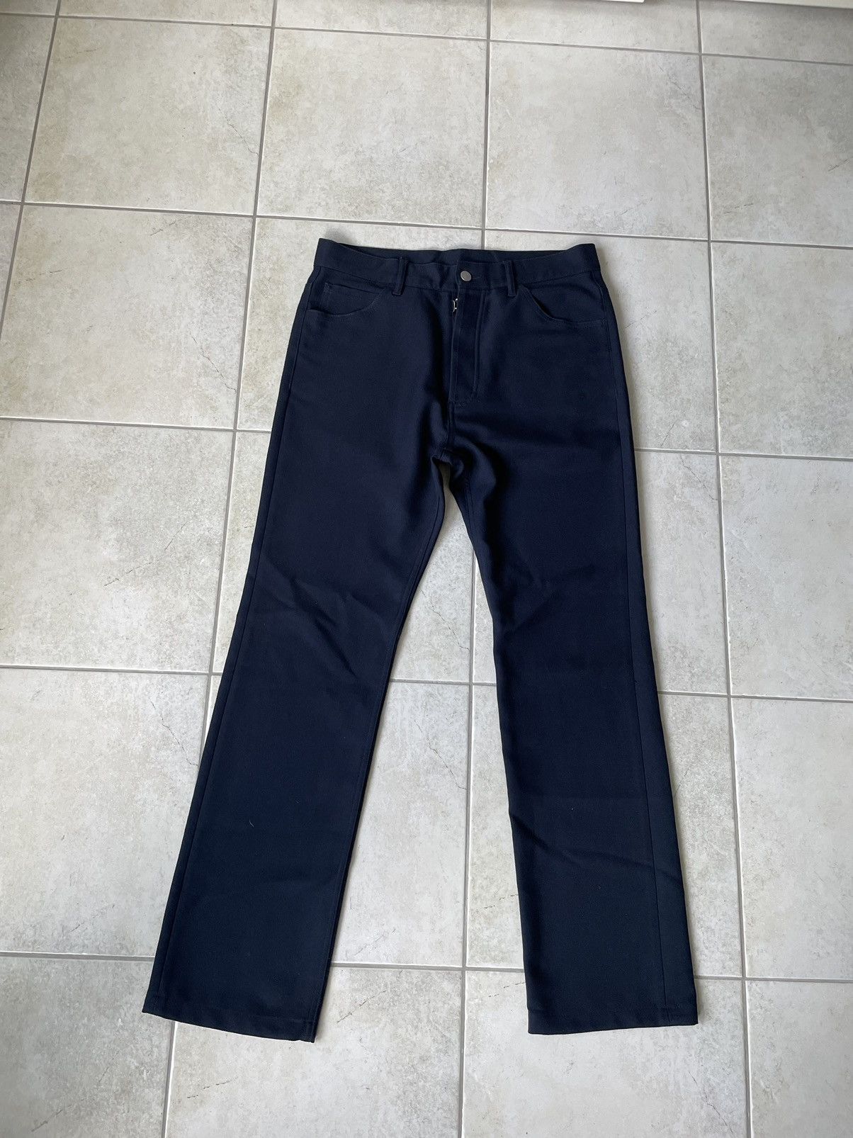 Maison Margiela Maison margiela trousers navy Size US 31 - 1 Thumbnail