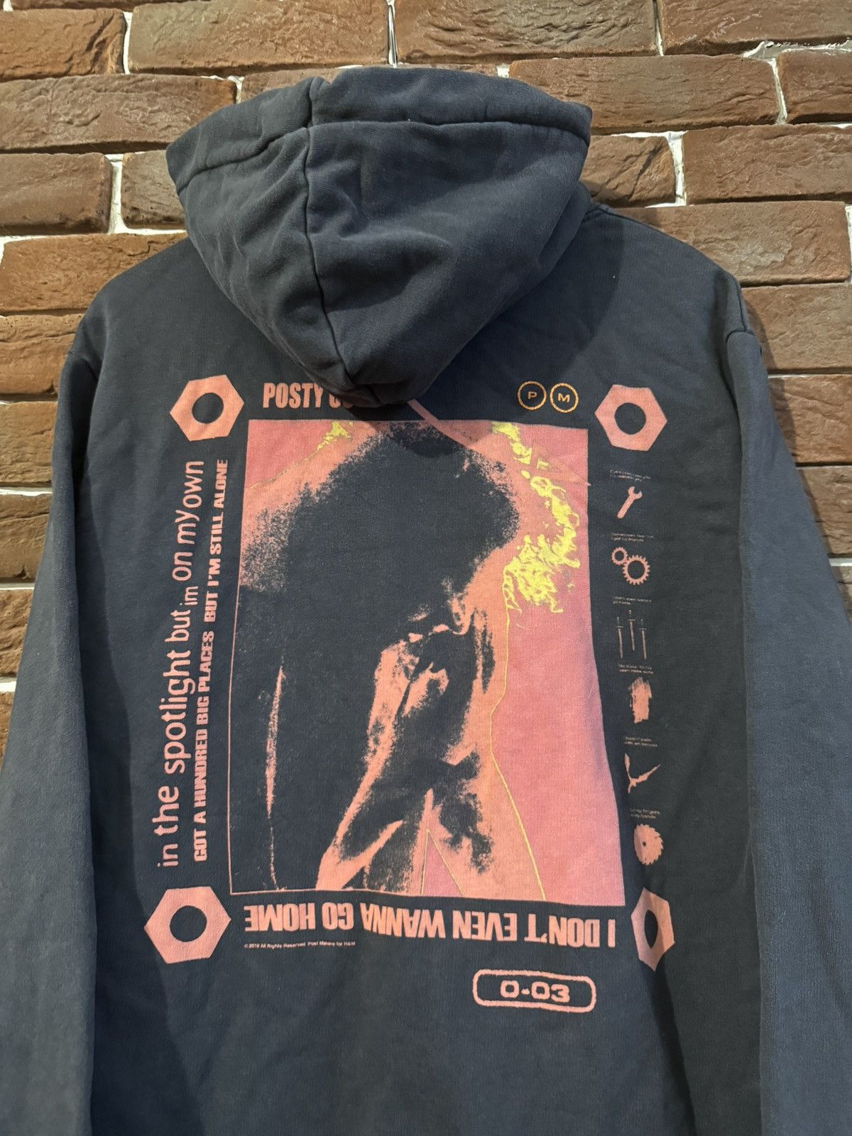 H&M Post Malone x H&M Posty Co. Tour Hoodie Black Rap Band Tour Size US S / EU 44-46 / 1 - 3 Thumbnail