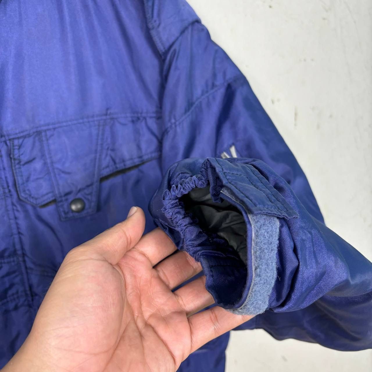 BMW Vtg 90s BMW Motorrad Multi-Weather System Blue Jacket L Size US L / EU 52-54 / 3 - 6 Thumbnail