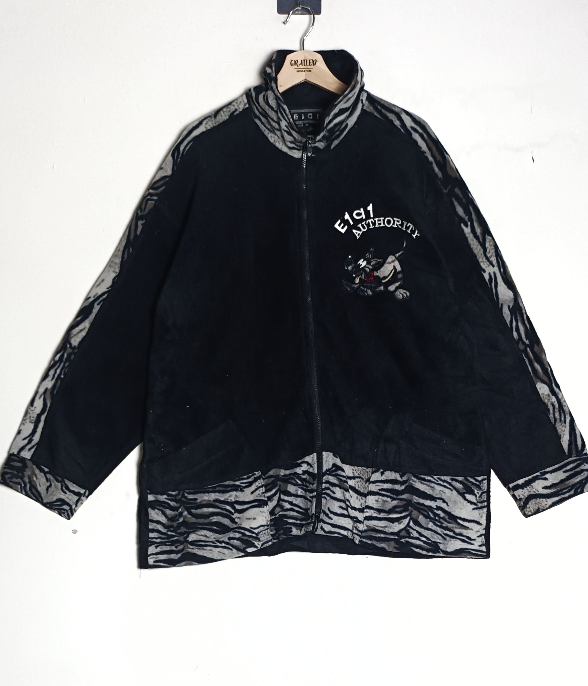Other Vintage E 1a1 authority Fleece Jacket Size US XXL / EU 58 / 5 - 2 Thumbnail