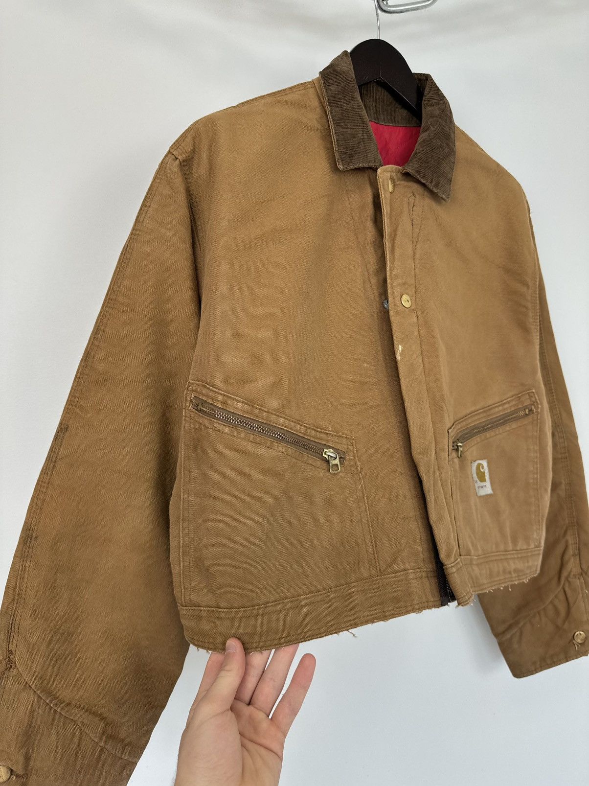 Carhartt Vintage 70s Carhartt USA Cropped Boxy Baggy Detroit Jacket Size US M / EU 48-50 / 2 - 6 Thumbnail