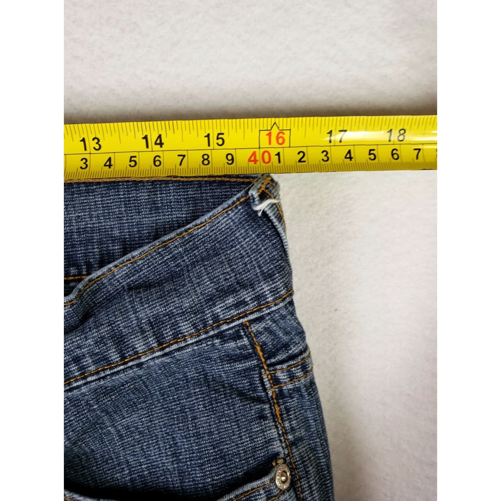 Vintage Arizona Jean Co. Womens Jeans 32x25 Bootcut Medium Wash Hipster Denim Blue Size 11 Regular Waist 32 Inseam 25 Z Size 27" / US 4 / IT 40 - 5 Thumbnail