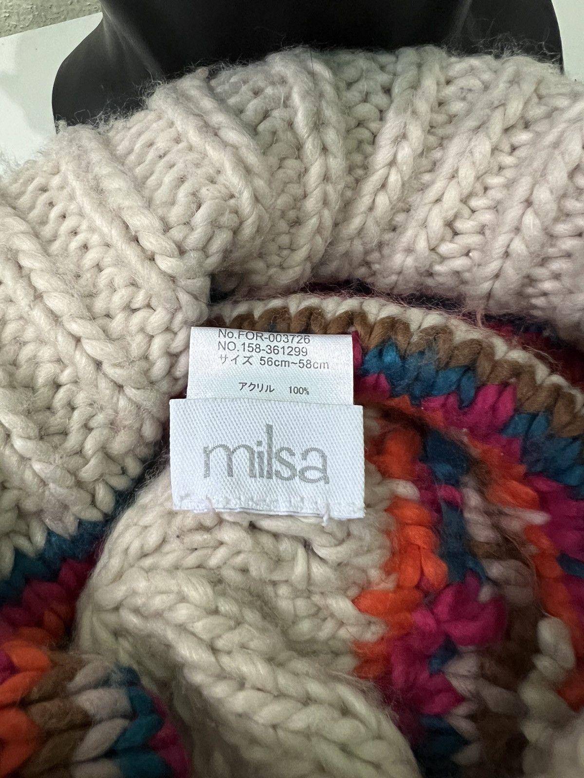 Japanese Brand Japanese Brand Milsa Knitted Beanie Hats Size ONE SIZE - 6 Thumbnail